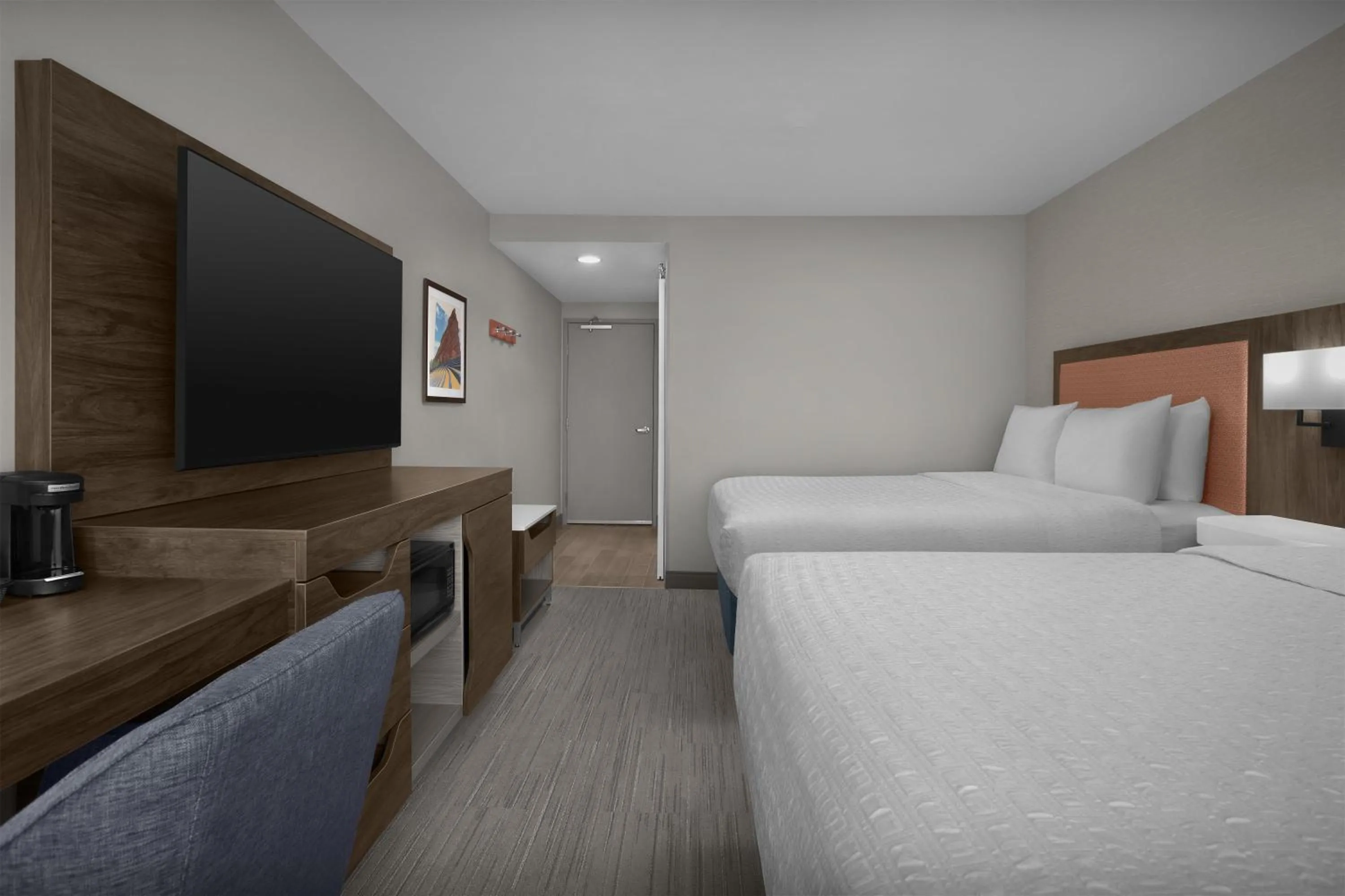 Bed in Hampton Inn & Suites By Hilton Wheat Ridge Denver West