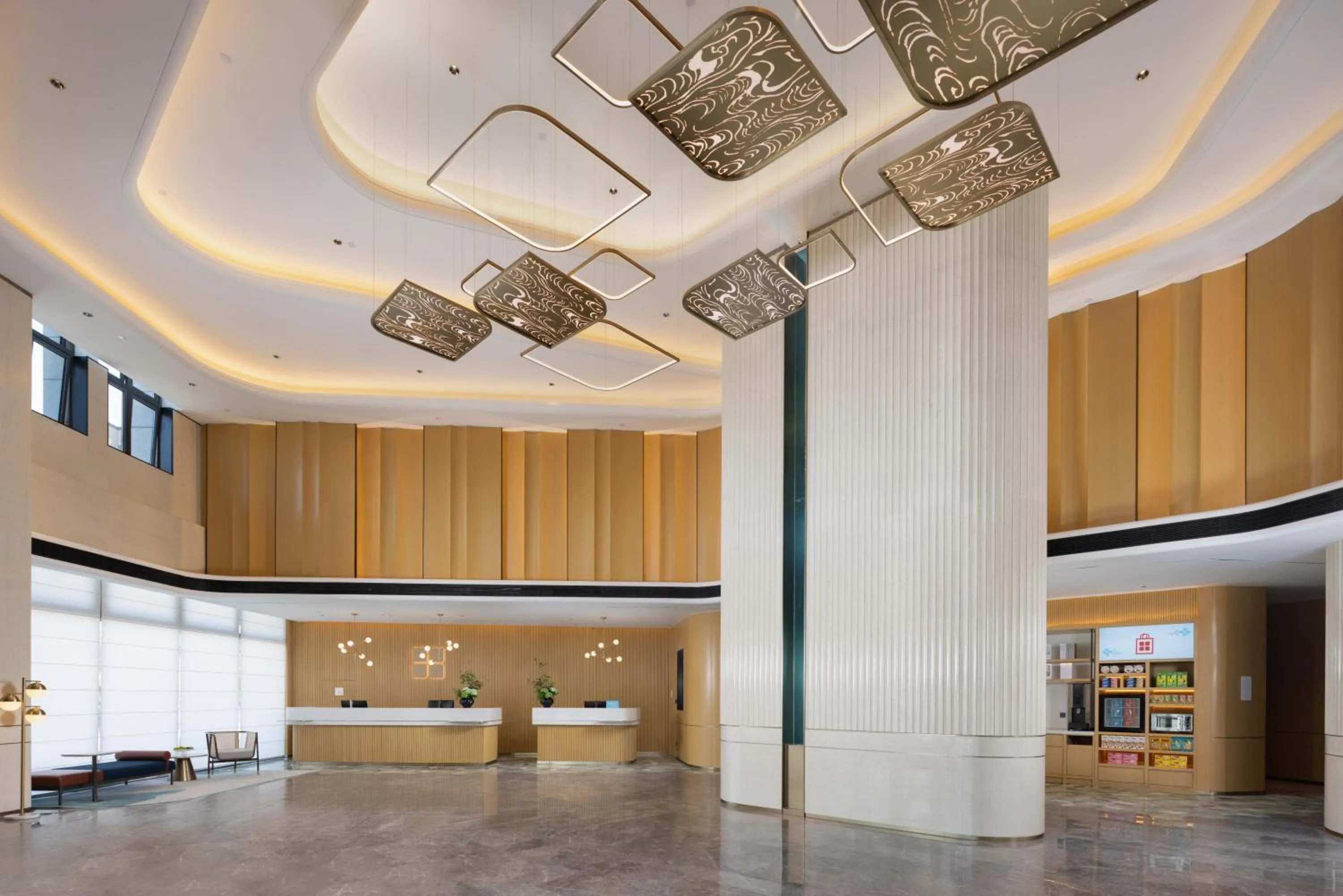Lobby or reception in Hilton Garden Inn Huai'An Huaiyin
