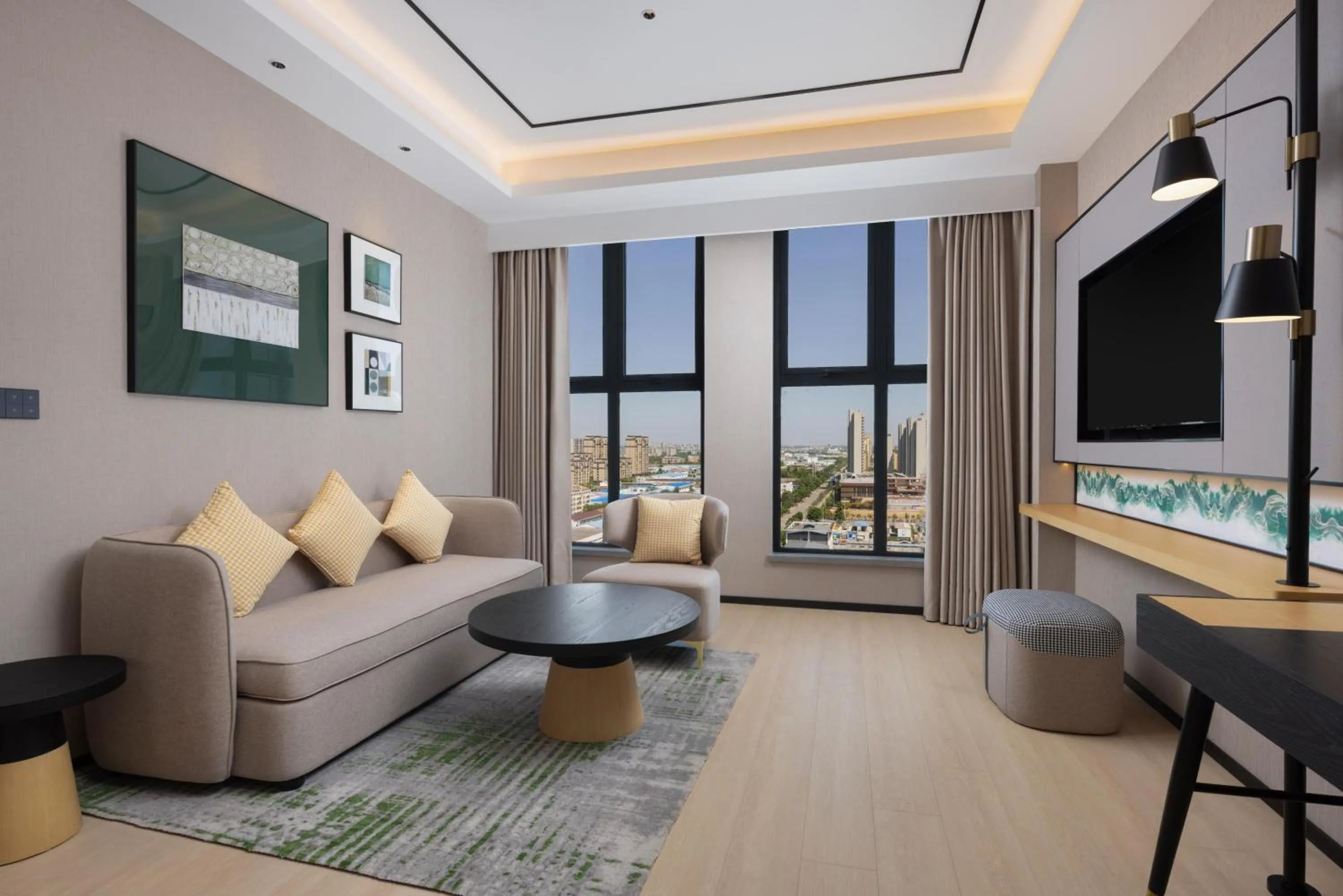 Living room in Hilton Garden Inn Huai'An Huaiyin
