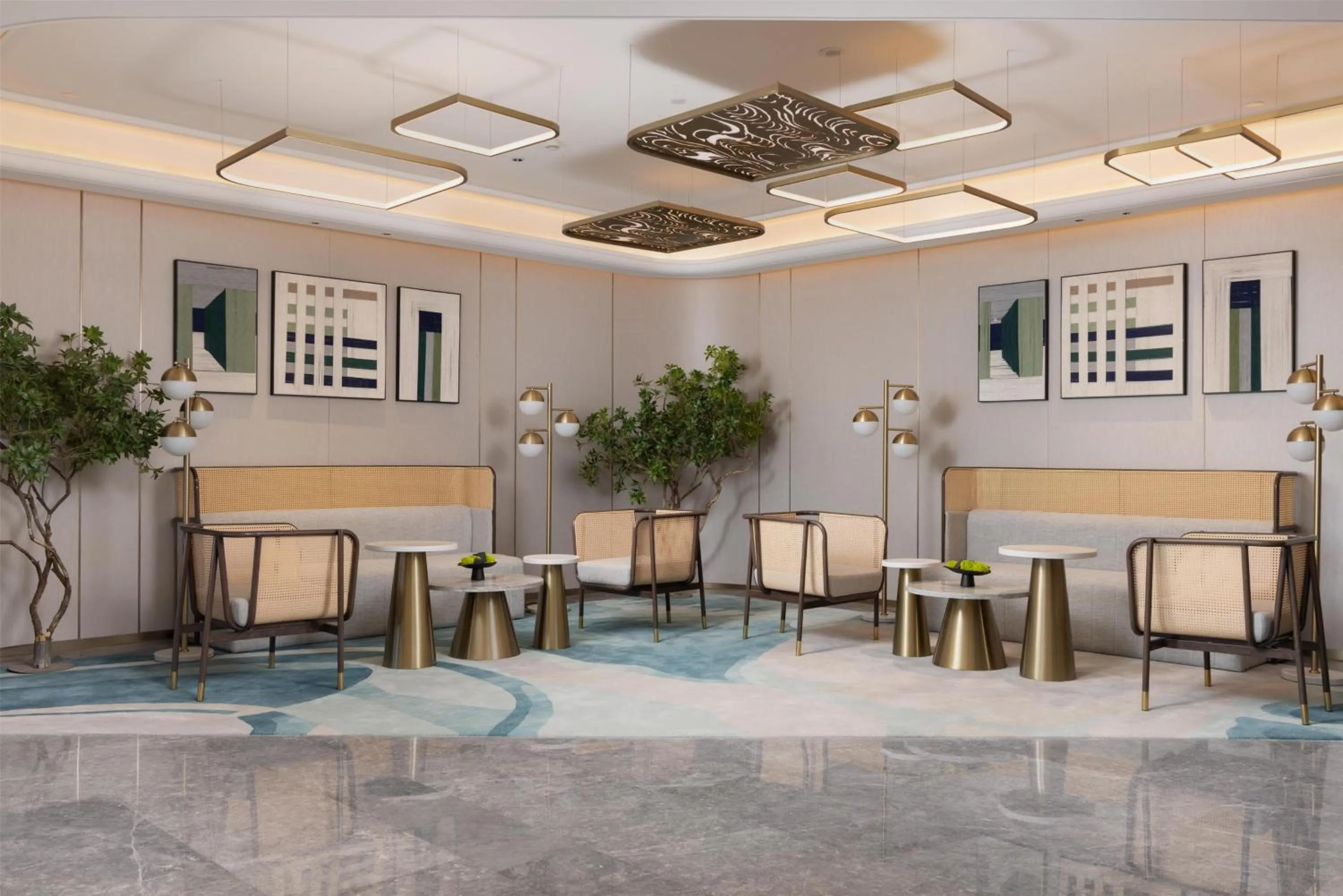 Lobby or reception in Hilton Garden Inn Huai'An Huaiyin