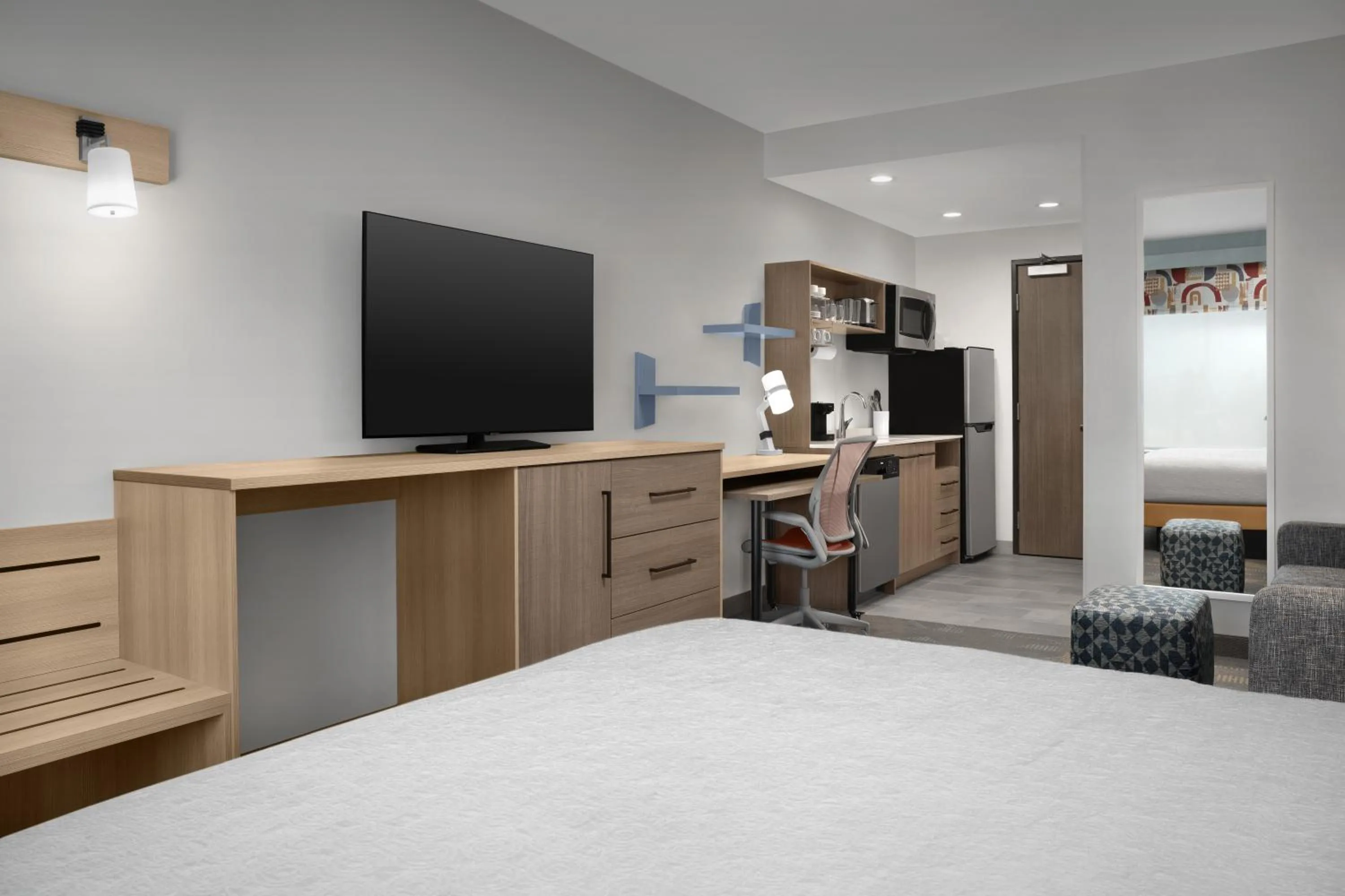 TV and multimedia, Bed in Home2 Suites By Hilton Rohnert Park Sonoma County