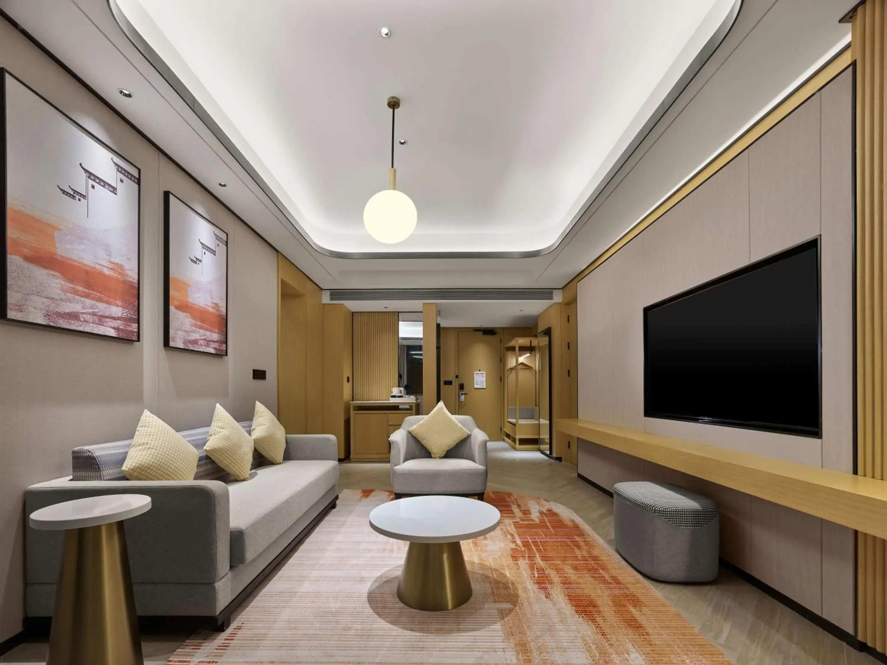 Living room in Hilton Garden Inn Huangshan Scenic Area South Gate Living room in Hilton Garden Inn Huangshan Scenic Area South Gate