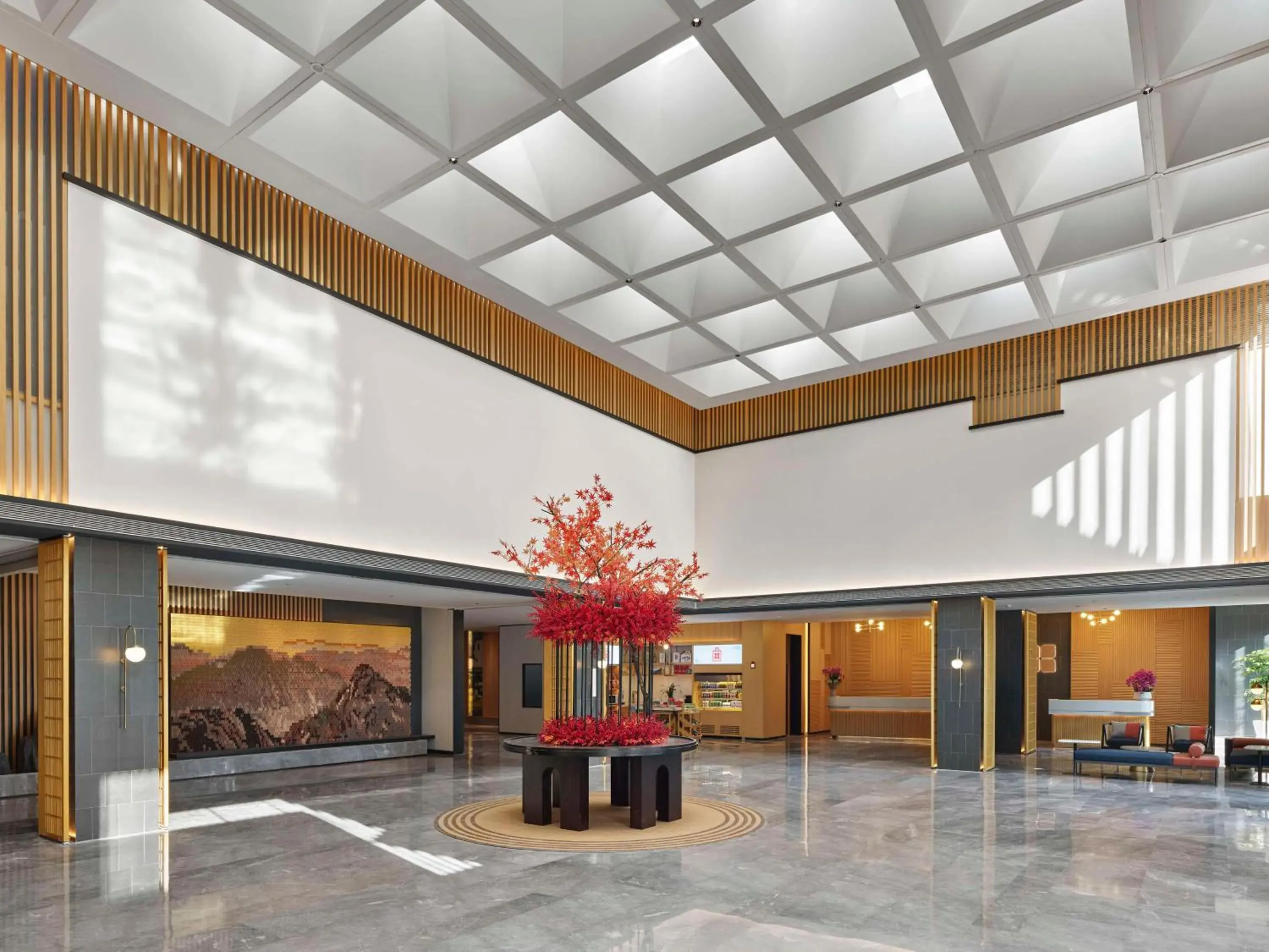 Lobby or reception in Hilton Garden Inn Huangshan Scenic Area South Gate Lobby or reception in Hilton Garden Inn Huangshan Scenic Area South Gate