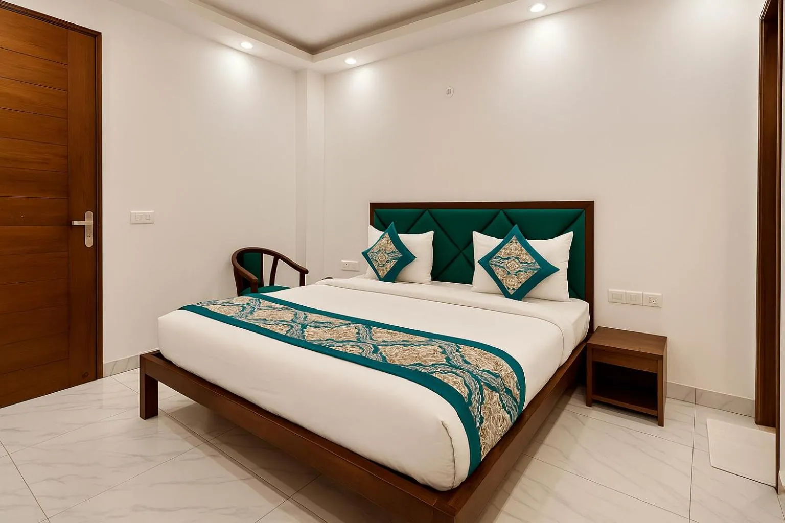 Bed in Hotel Palm View by JMD Group