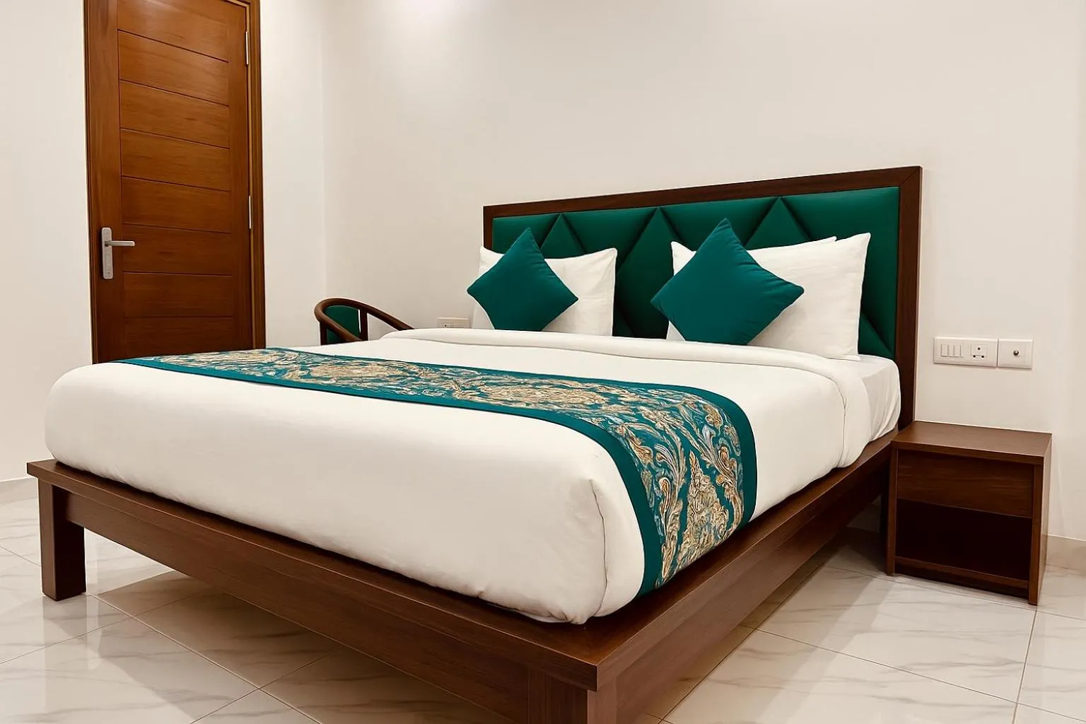 Bed in Hotel Palm View by JMD Group