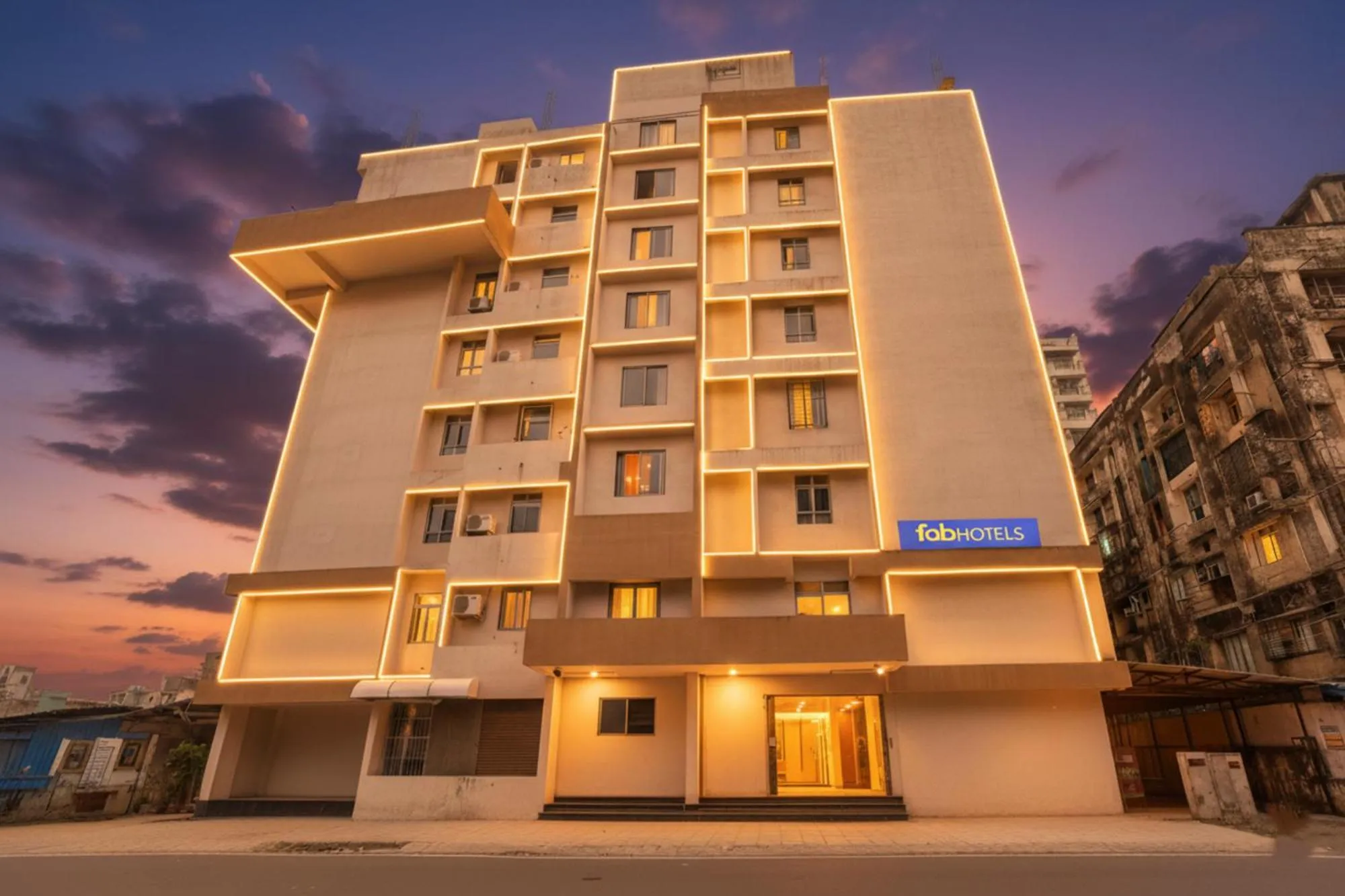 Property building in FabHotel 7 Square - Nr BKC