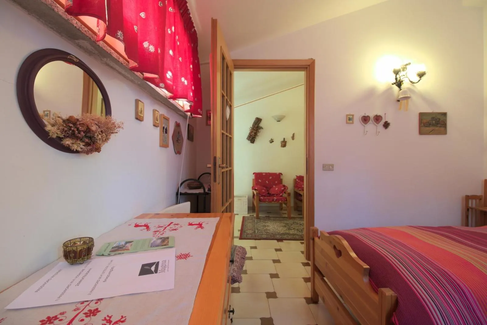 Bed in Magma Guest House