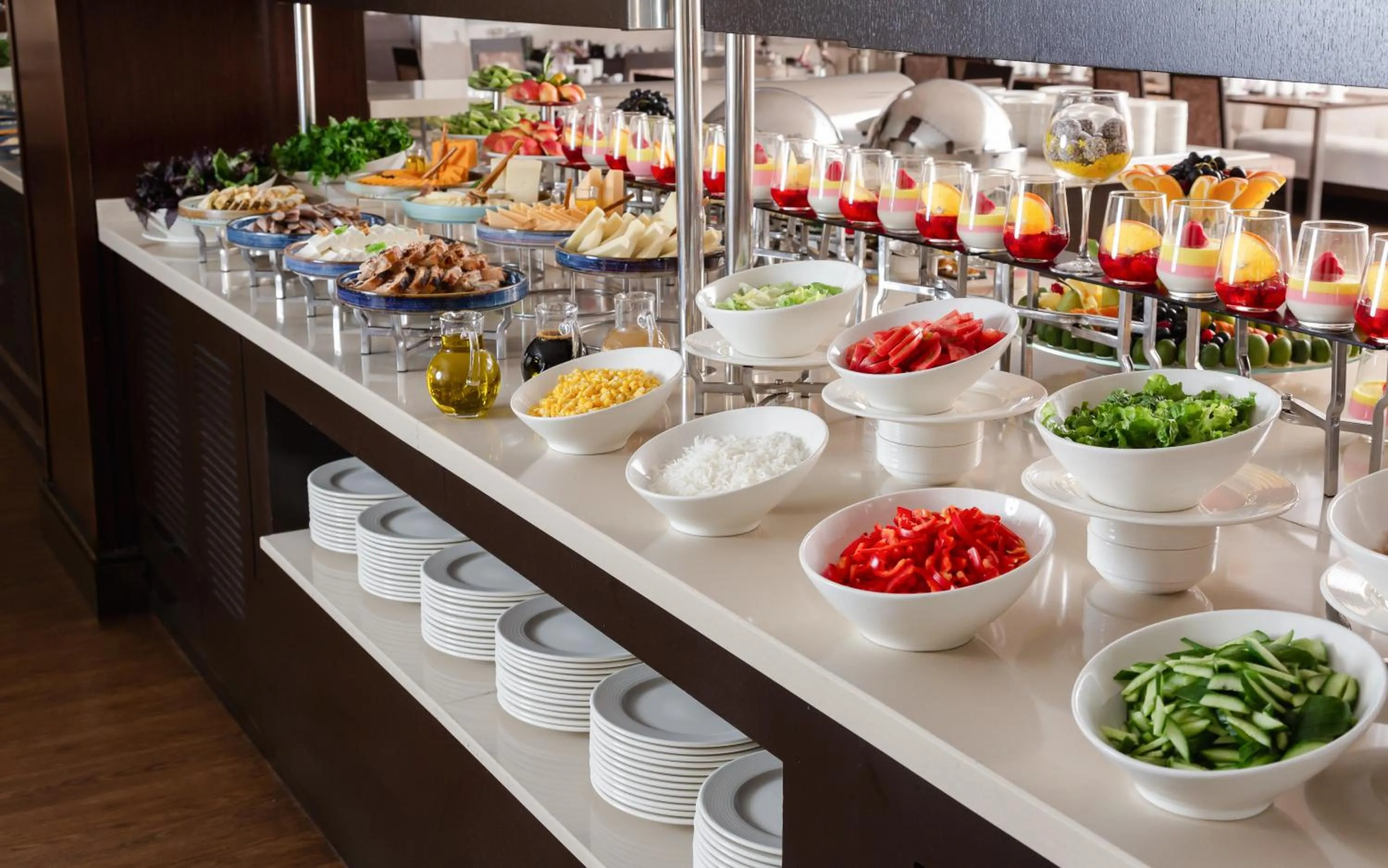 Buffet breakfast in Garabagh Resort & Spa Naftalan