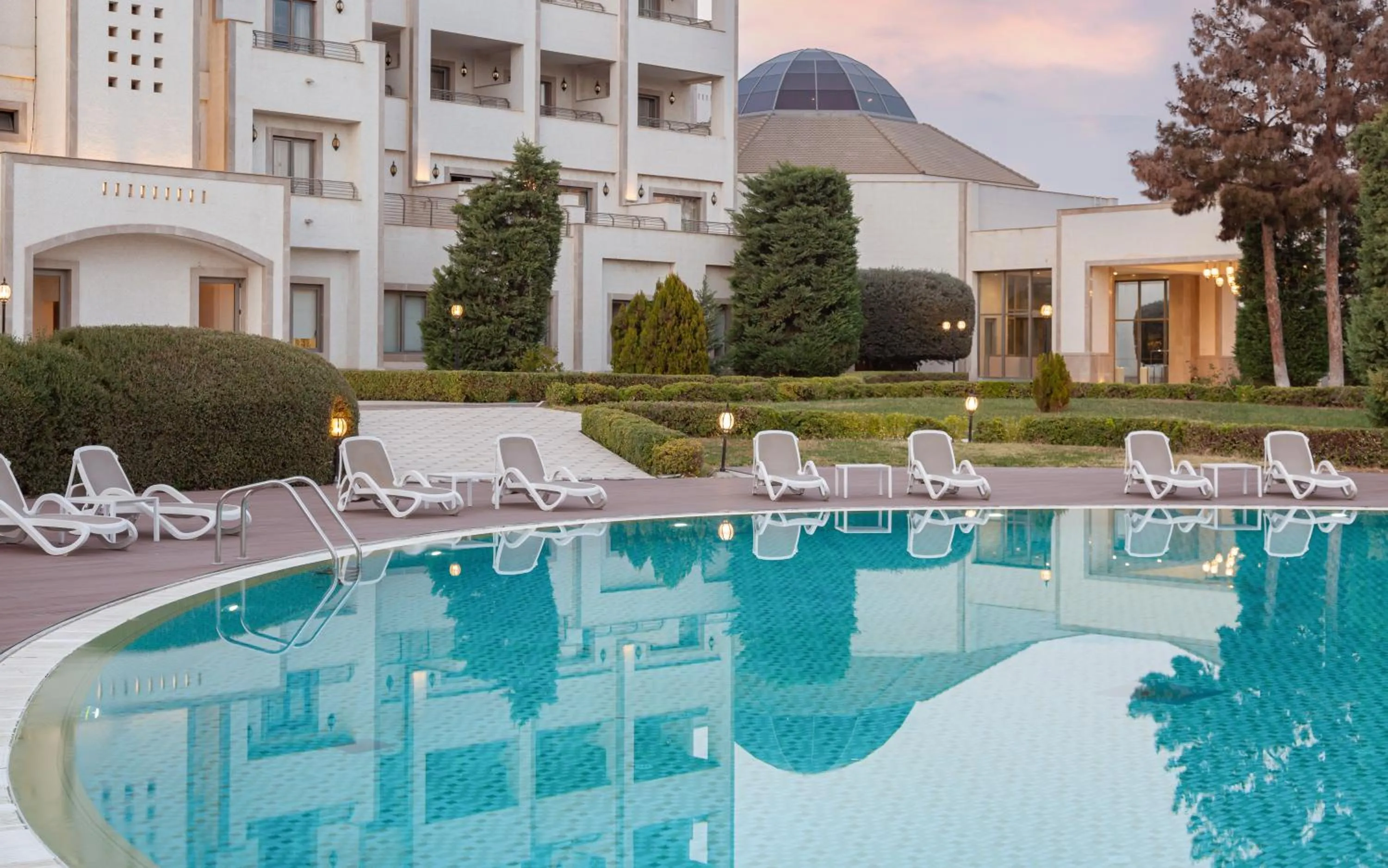 Pool view in Garabagh Resort & Spa Naftalan