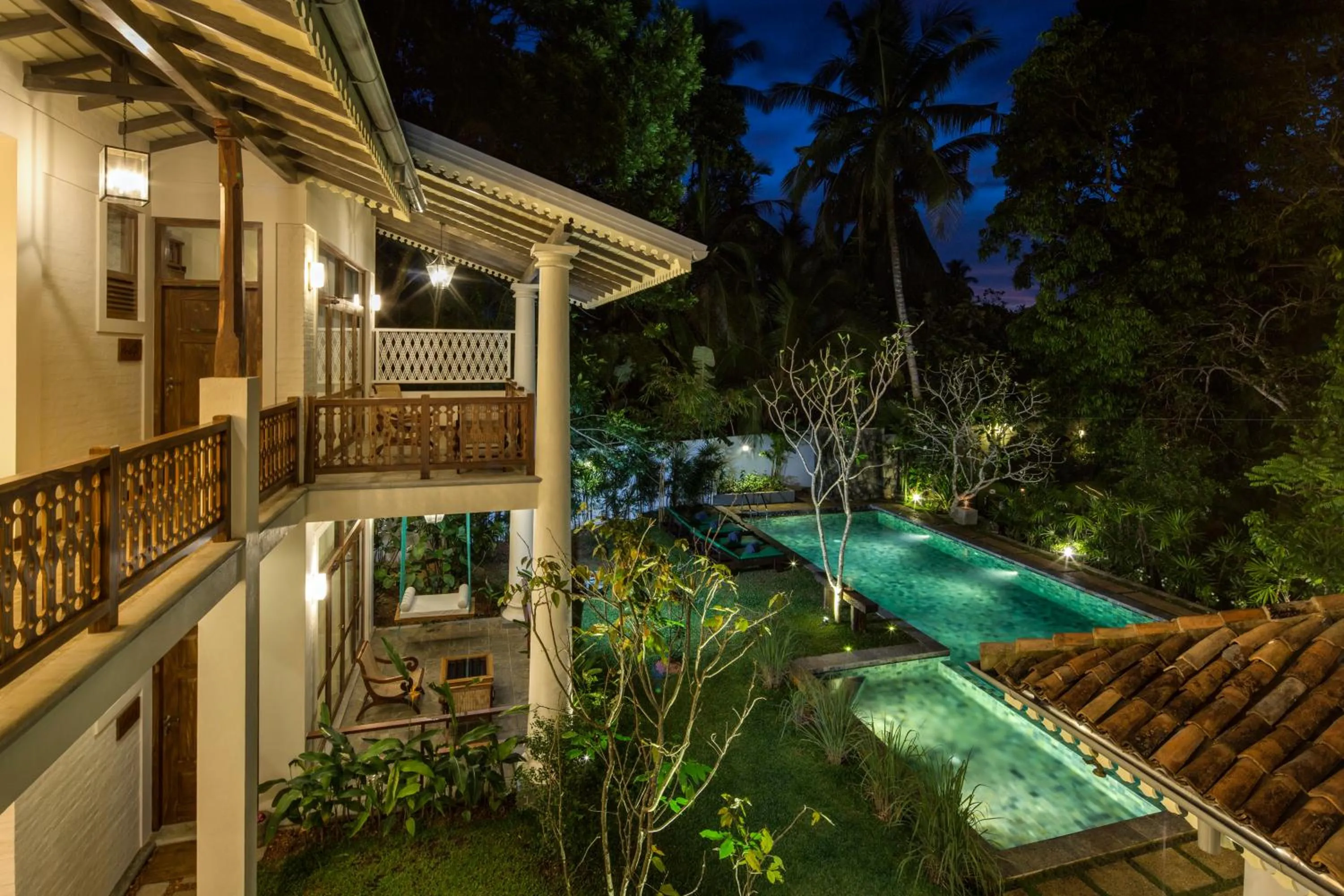 Garden view in Bilin Tree House