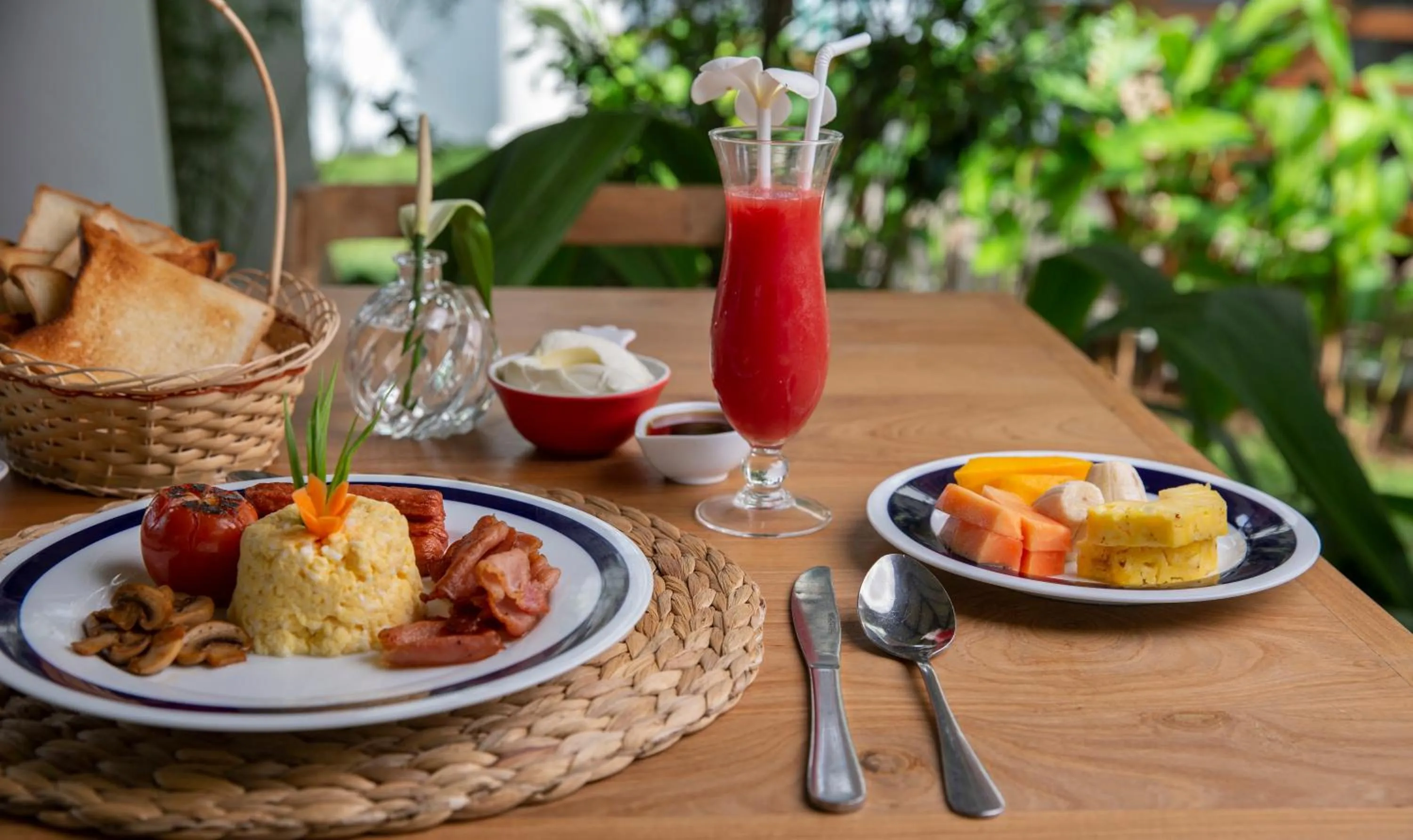 Food close-up in Bilin Tree House