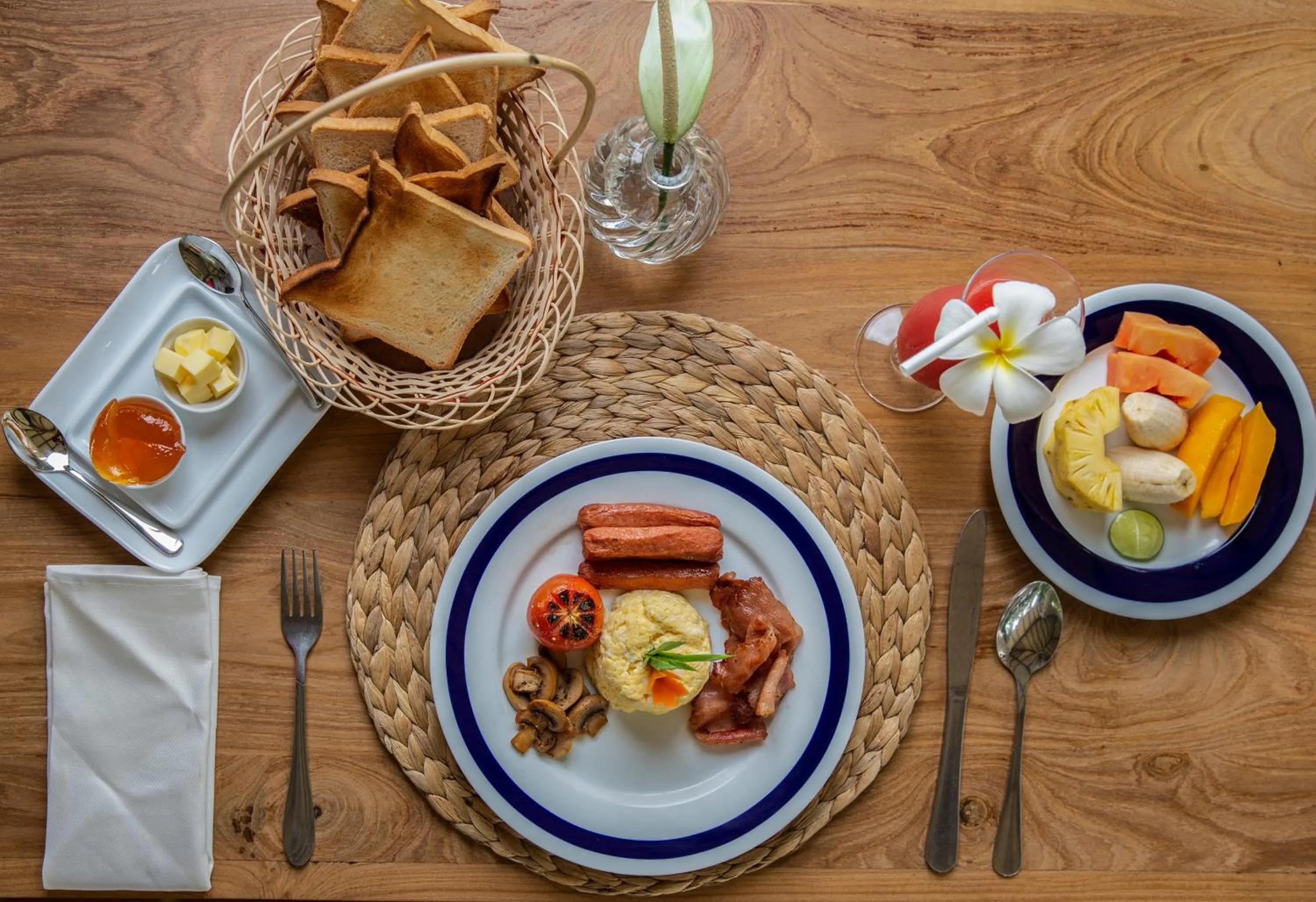 Food close-up in Bilin Tree House