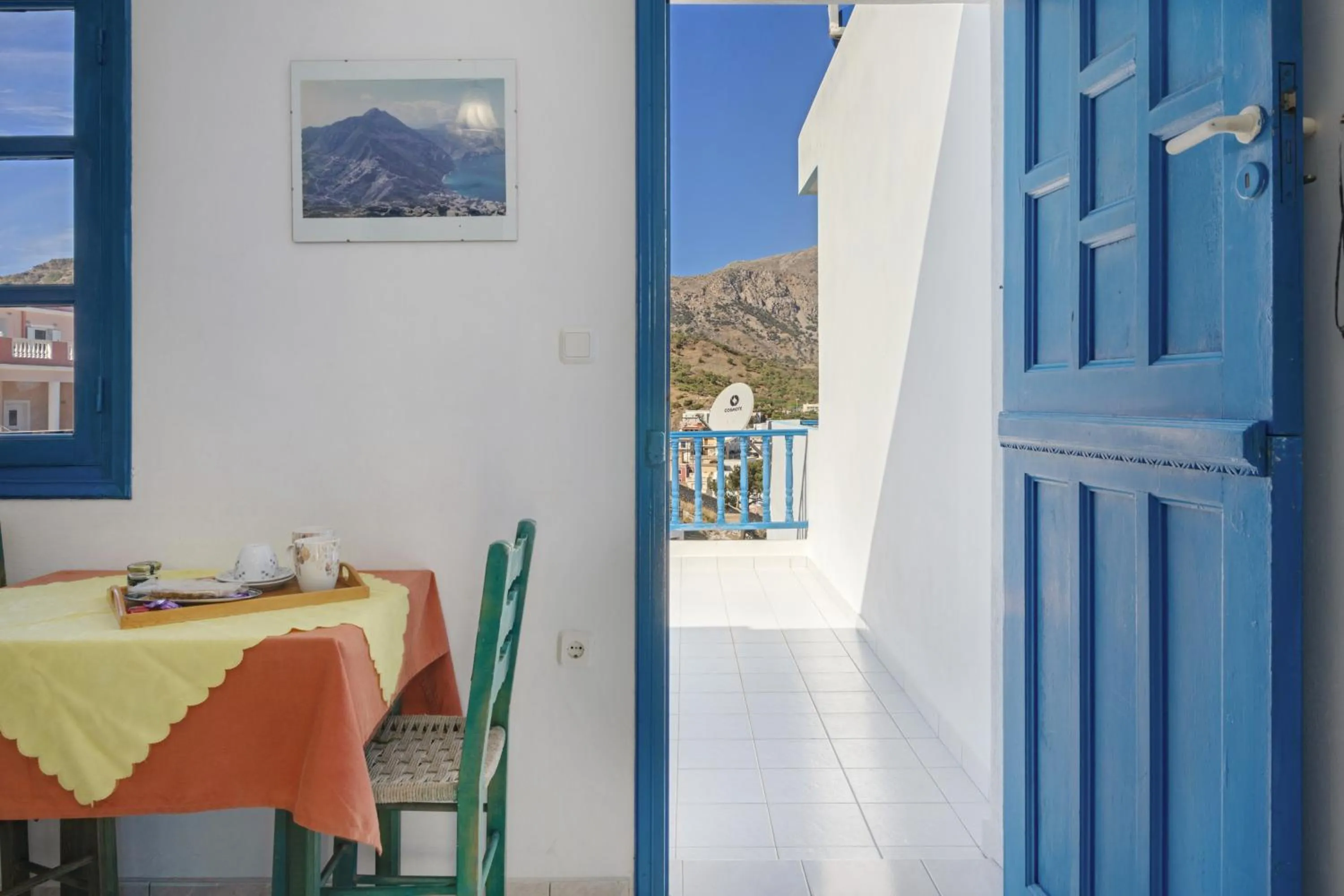 Living room in Hotel Glaros Karpathos