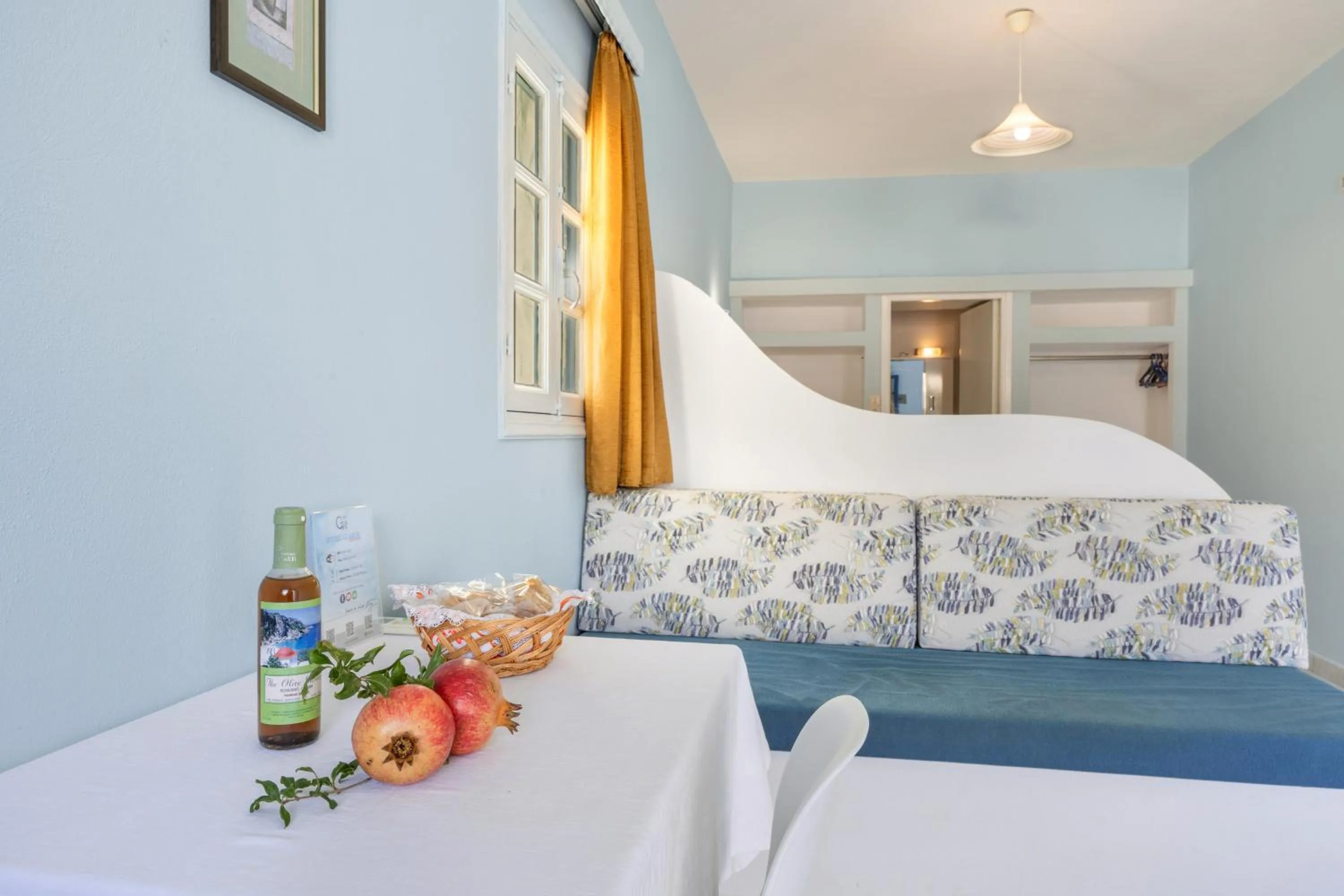 Bed in Hotel Glaros Karpathos