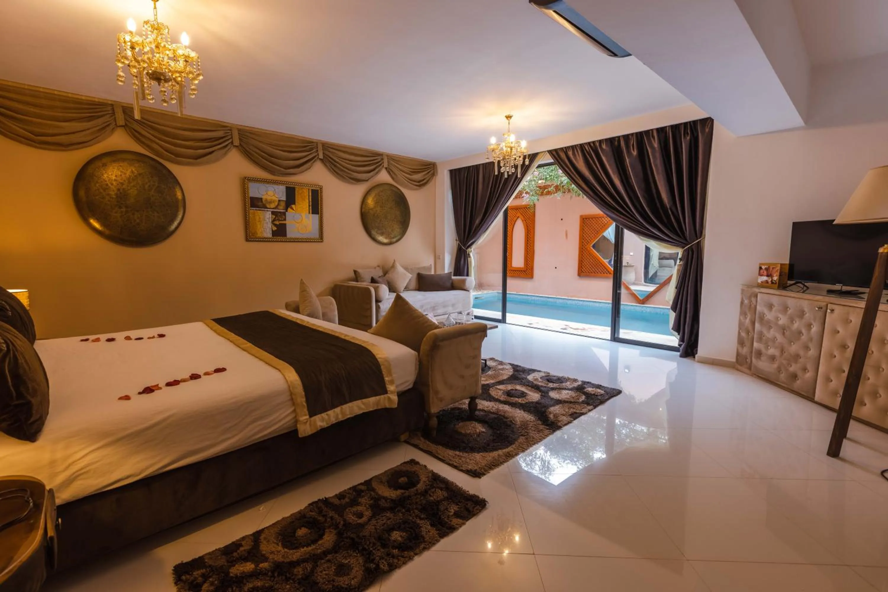 Bed in Eden Lodges & SPA-Boutique Hôtel de Luxe