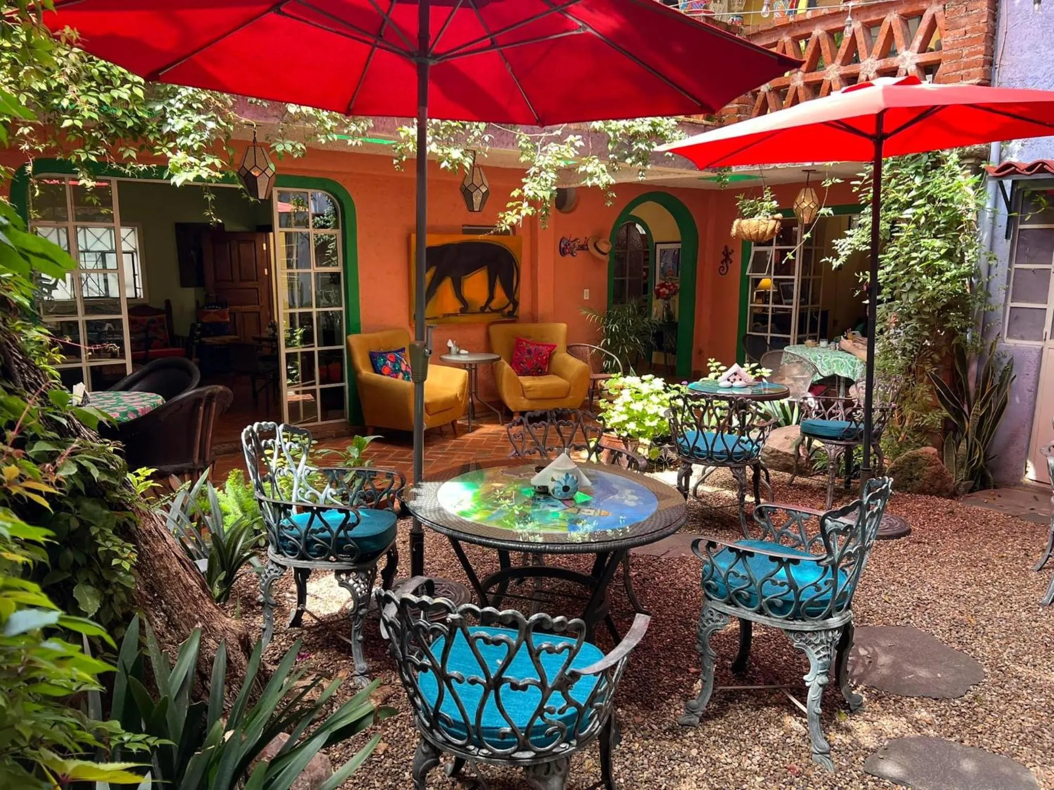 Seating area in Casa Contenta