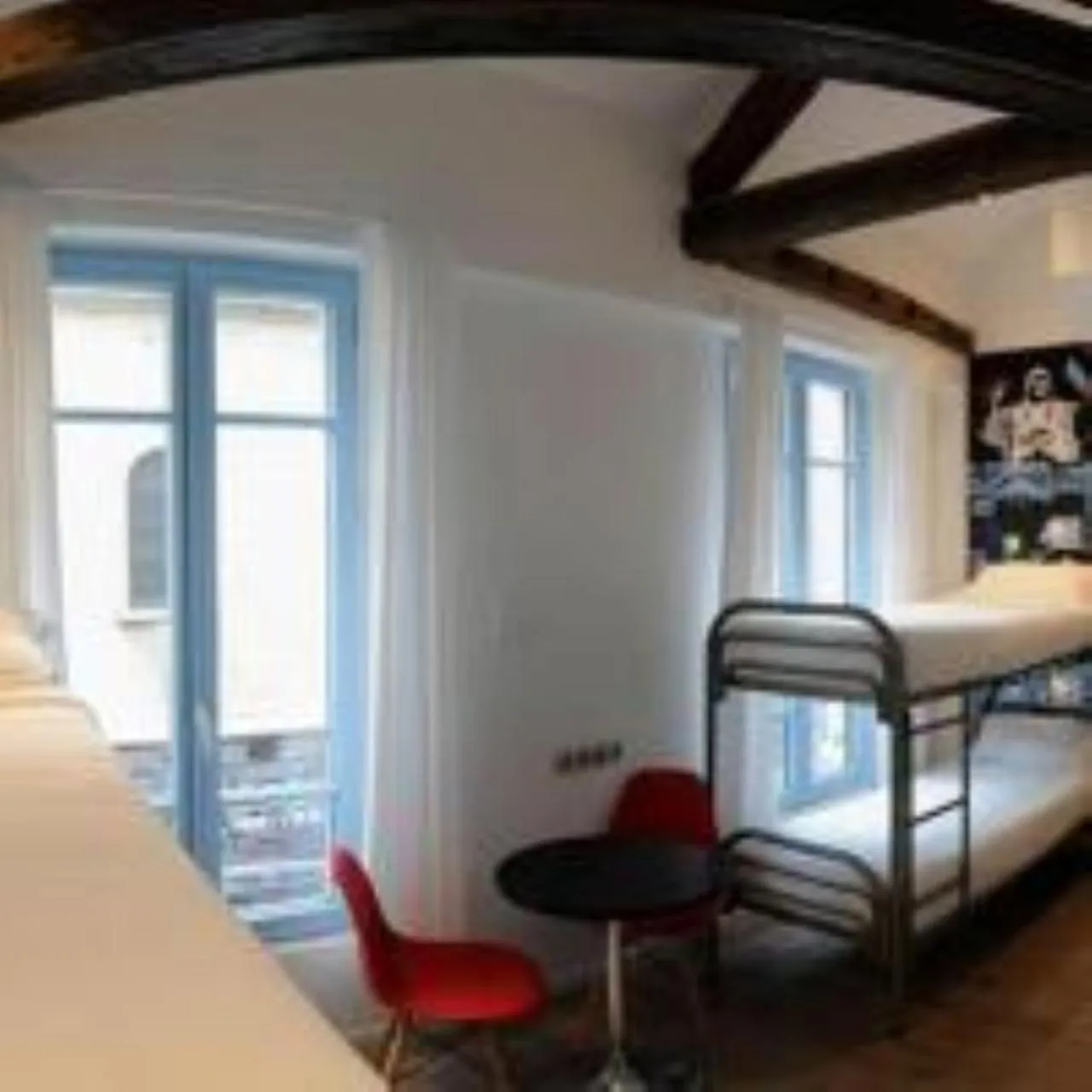 Bedroom, Bed in The 3 Ducks Eiffel Tower by Hiphophostels