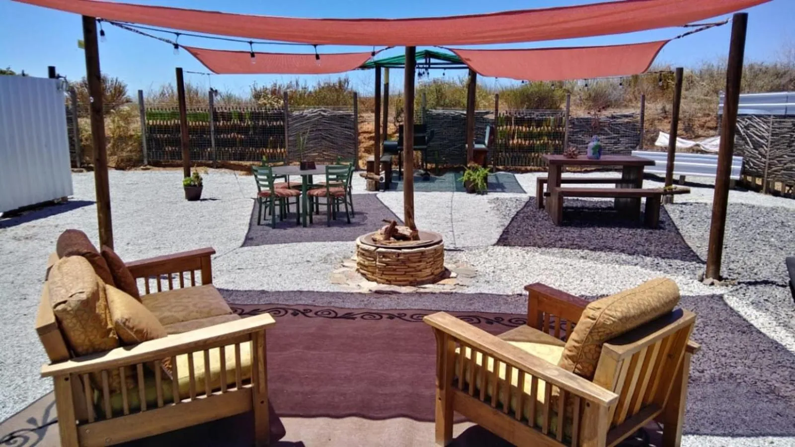 BBQ facilities in Posada San Antonio