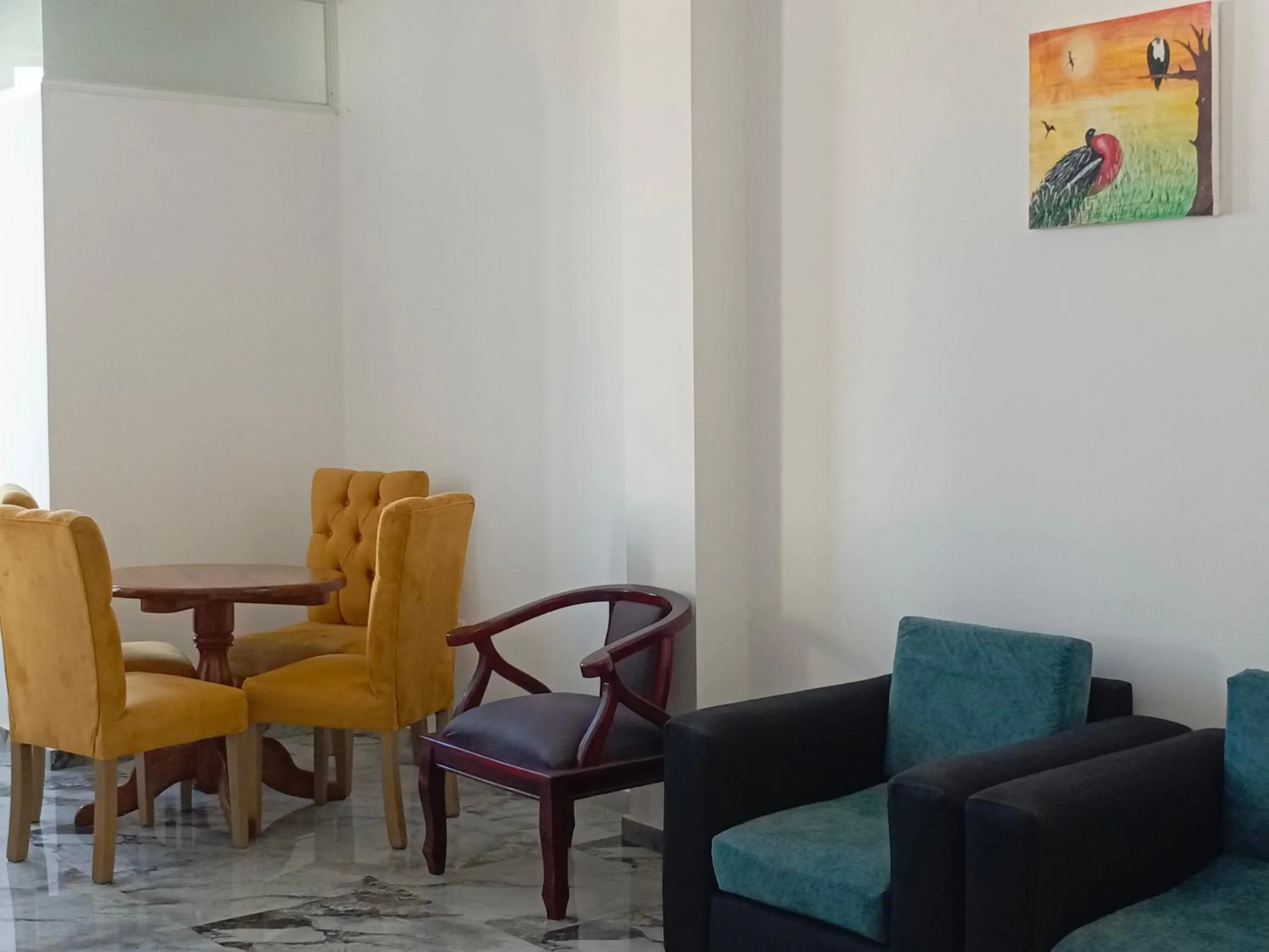 Seating area in Patty House Galapagos