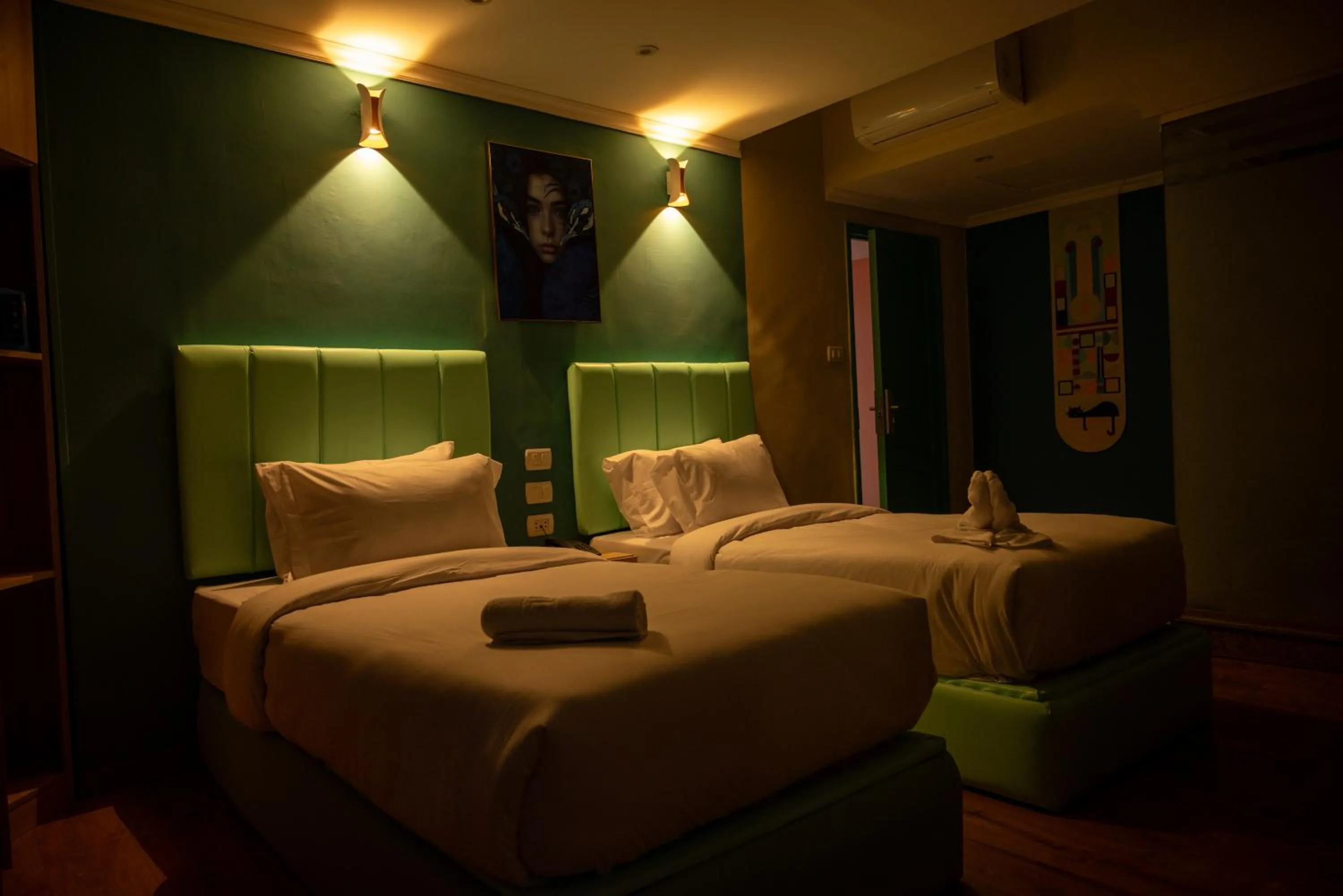 Double or Twin Room with View in Soft Hotel