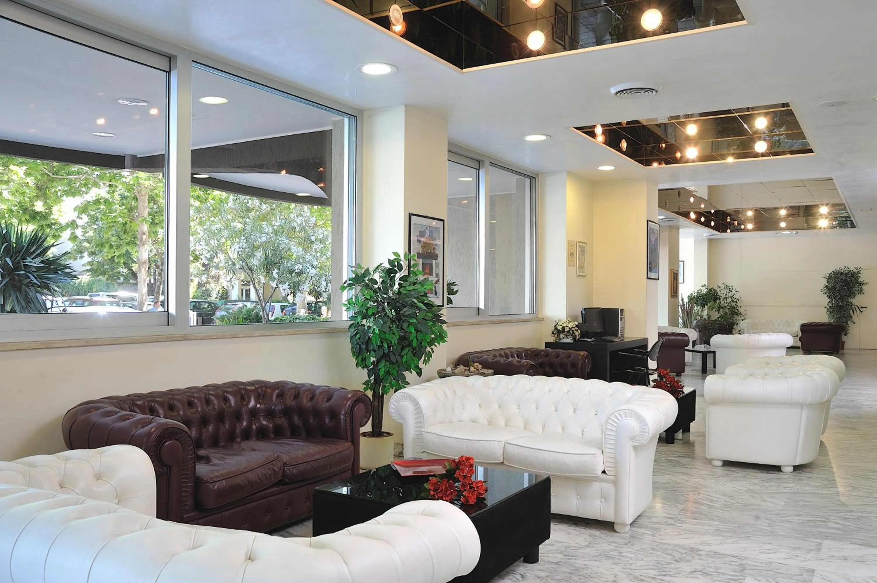 Lobby or reception in Hotel Vittoria