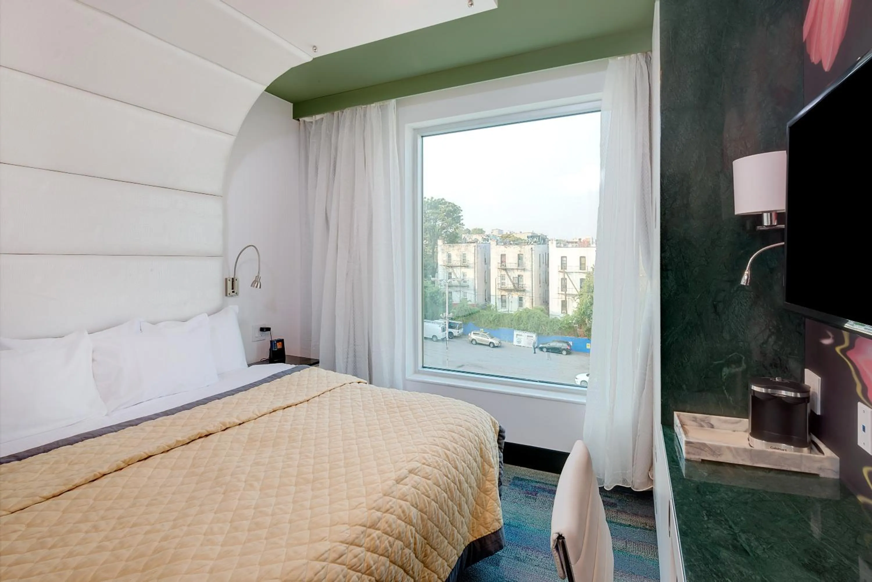 Photo of the whole room, Bed in Wyndham Garden Brooklyn Sunset Park