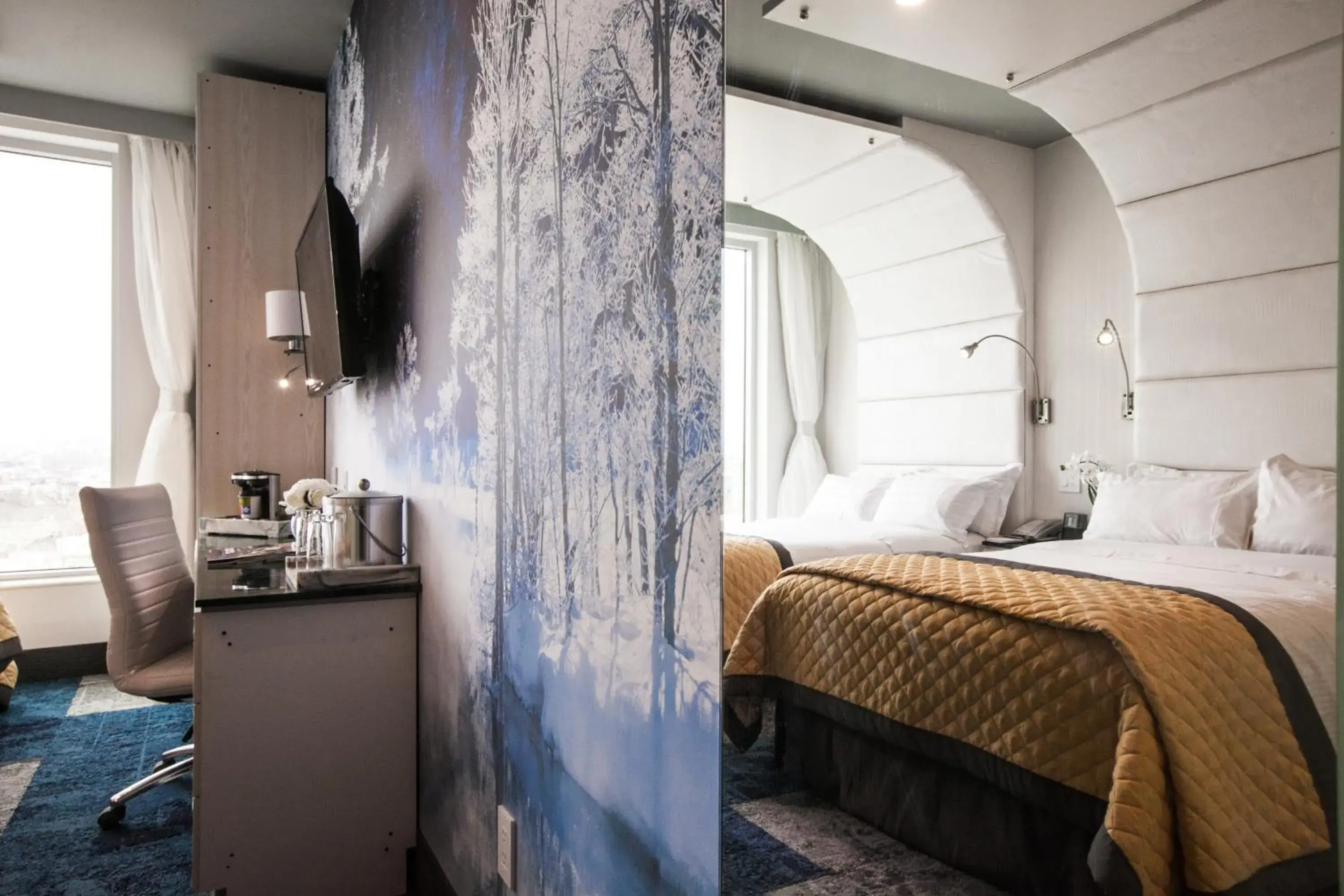 Bedroom, Bed in Wyndham Garden Brooklyn Sunset Park Bedroom, Bed in Wyndham Garden Brooklyn Sunset Park