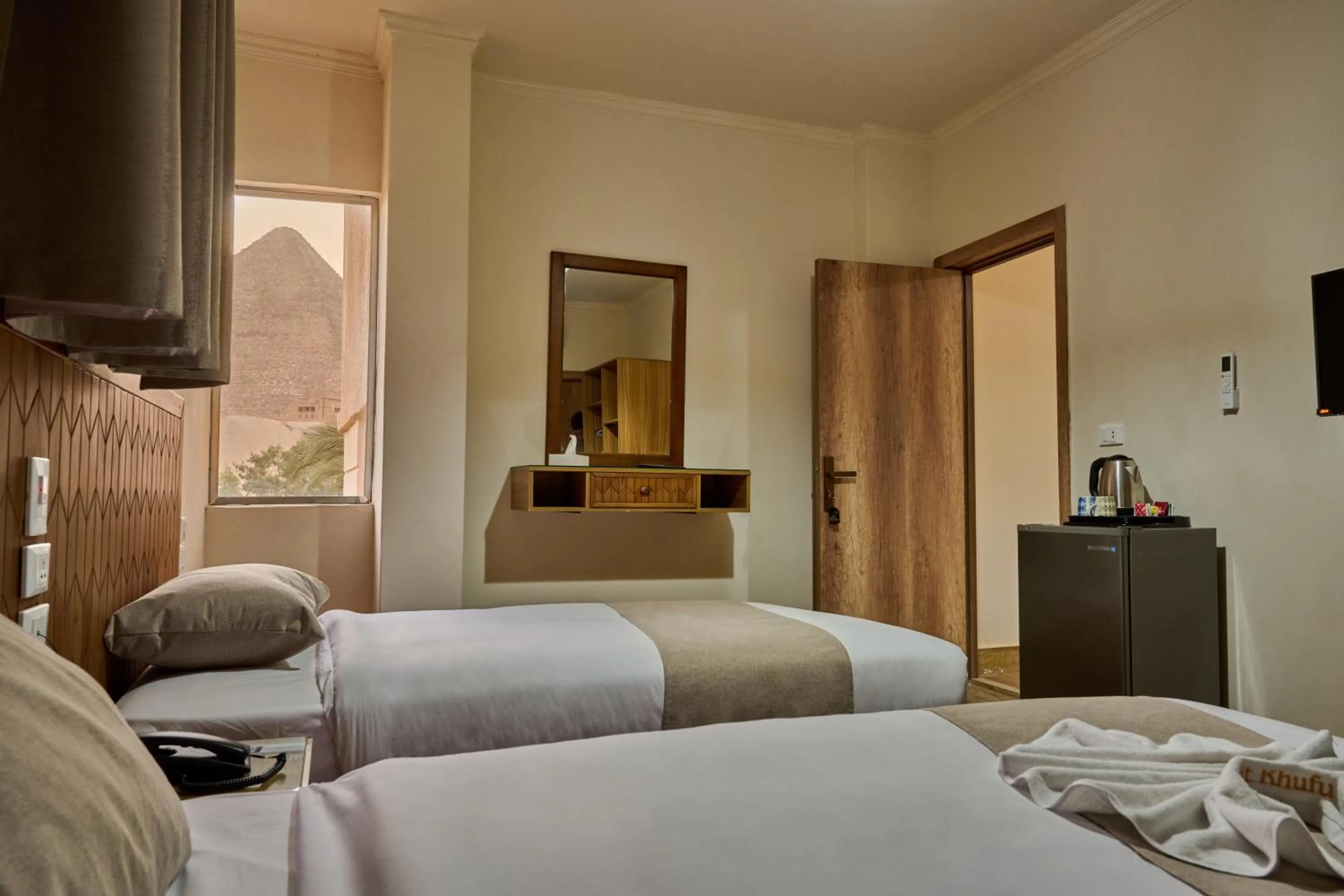 Superior Double or Twin Room with Mountain View in Beit Khufu Pyramid Hotel