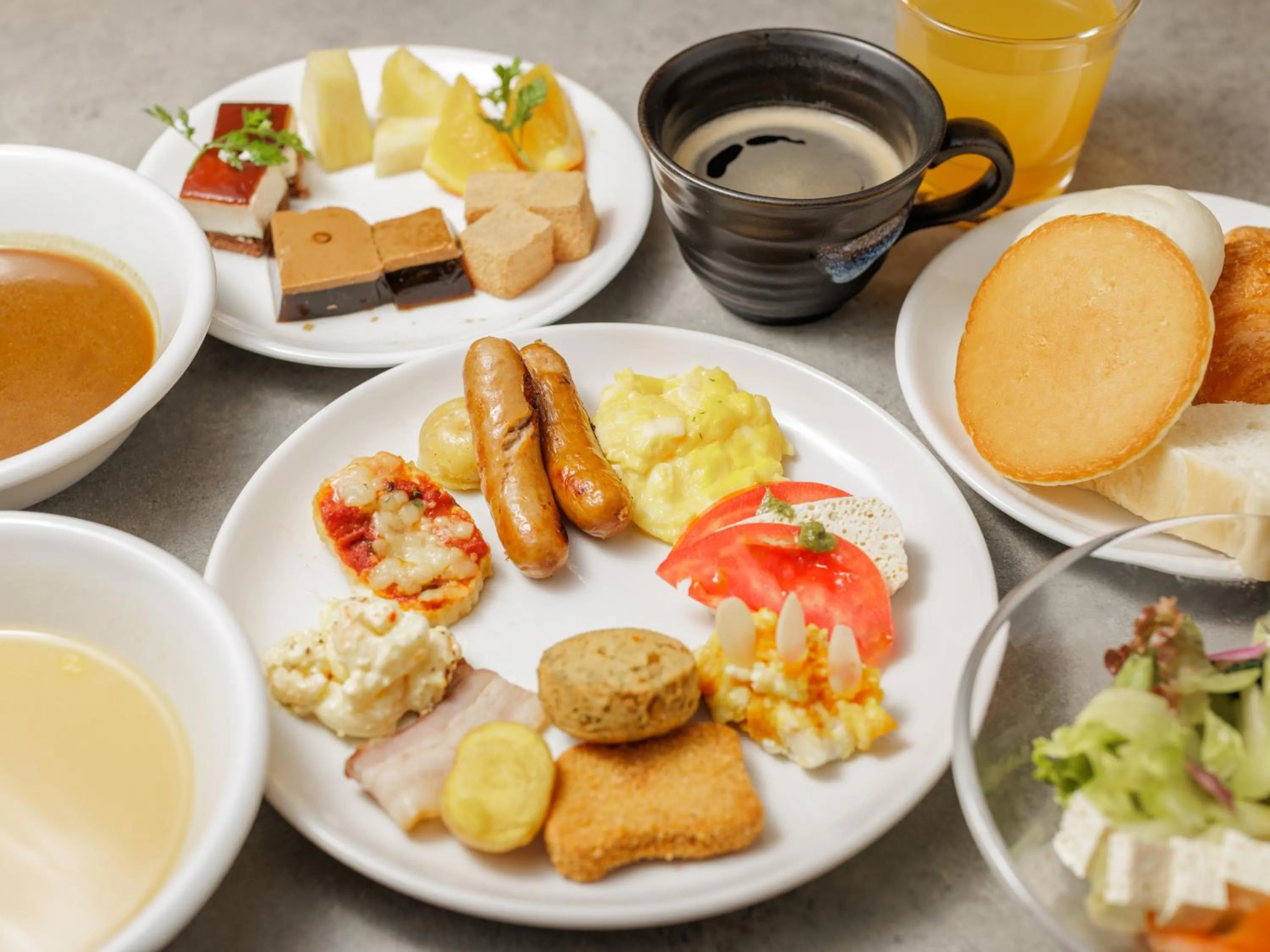 Buffet breakfast in HOTEL AMANEK HidaTakayama