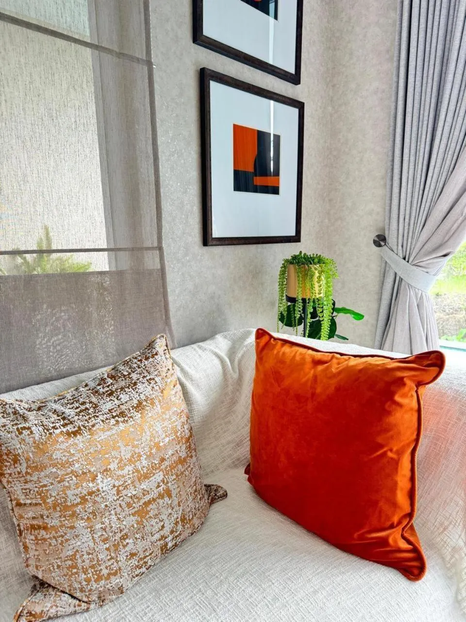 Living room in D'Kamboja Villa Nusa Dua