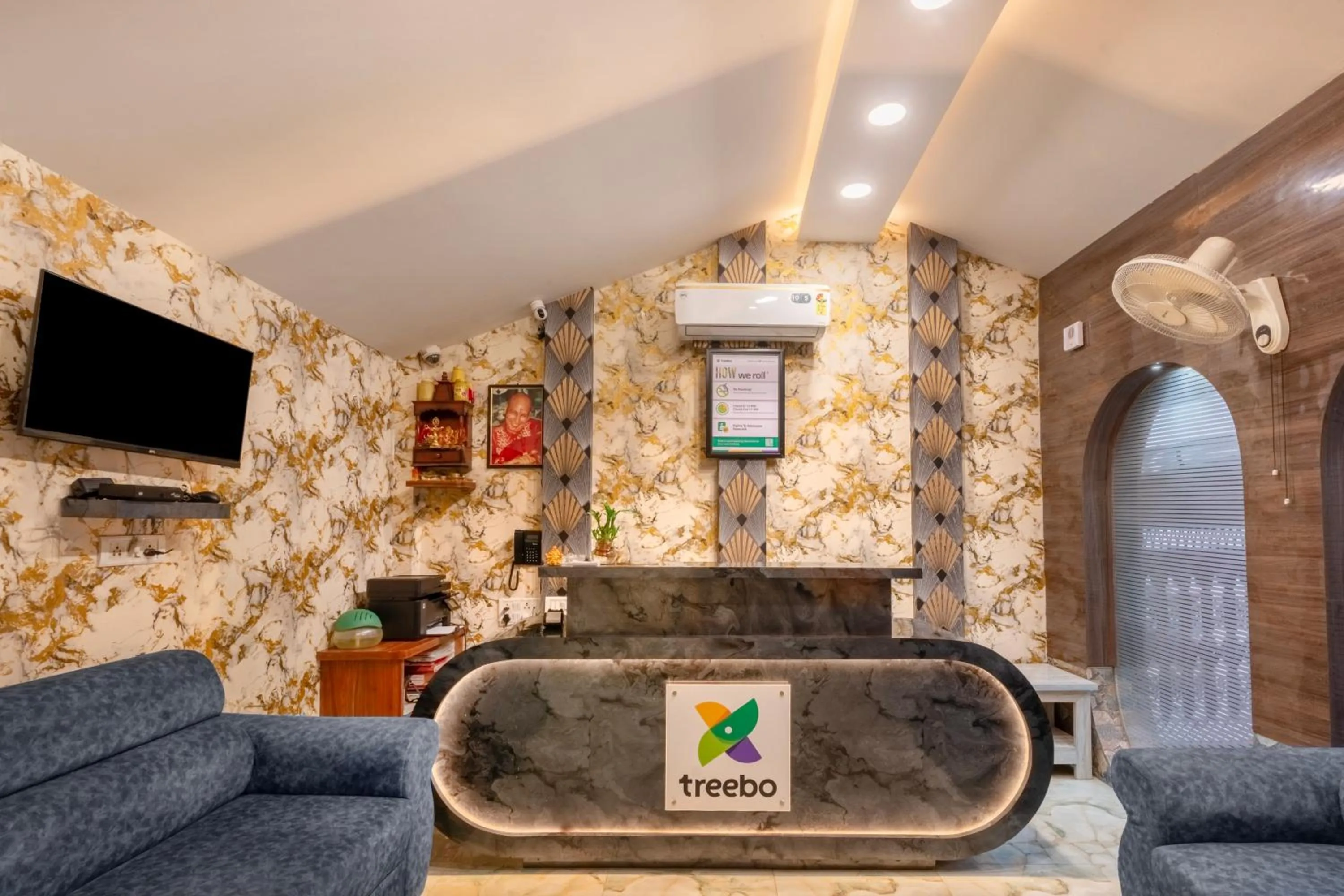 Seating area in Treebo Una Regency - Near AIIMS Patna