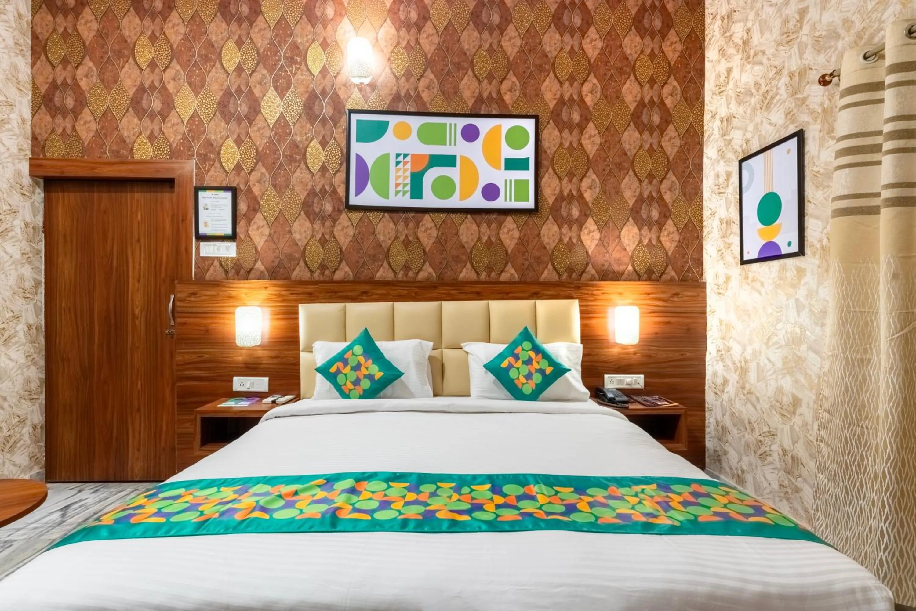 Bedroom, Bed in Treebo Una Regency - Near AIIMS Patna
