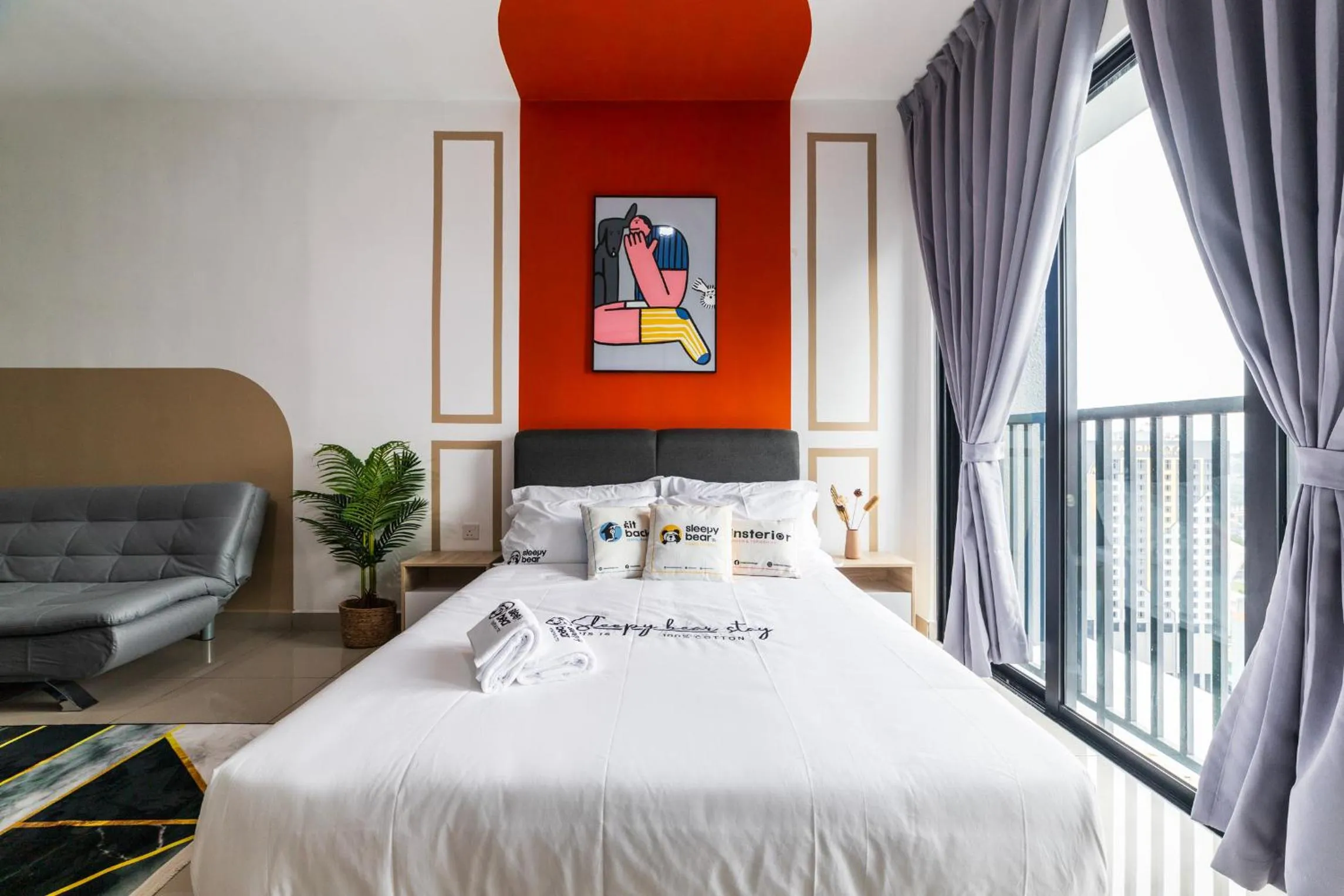 Bed in Alinea Suites Shah Alam by Sleepy Bear