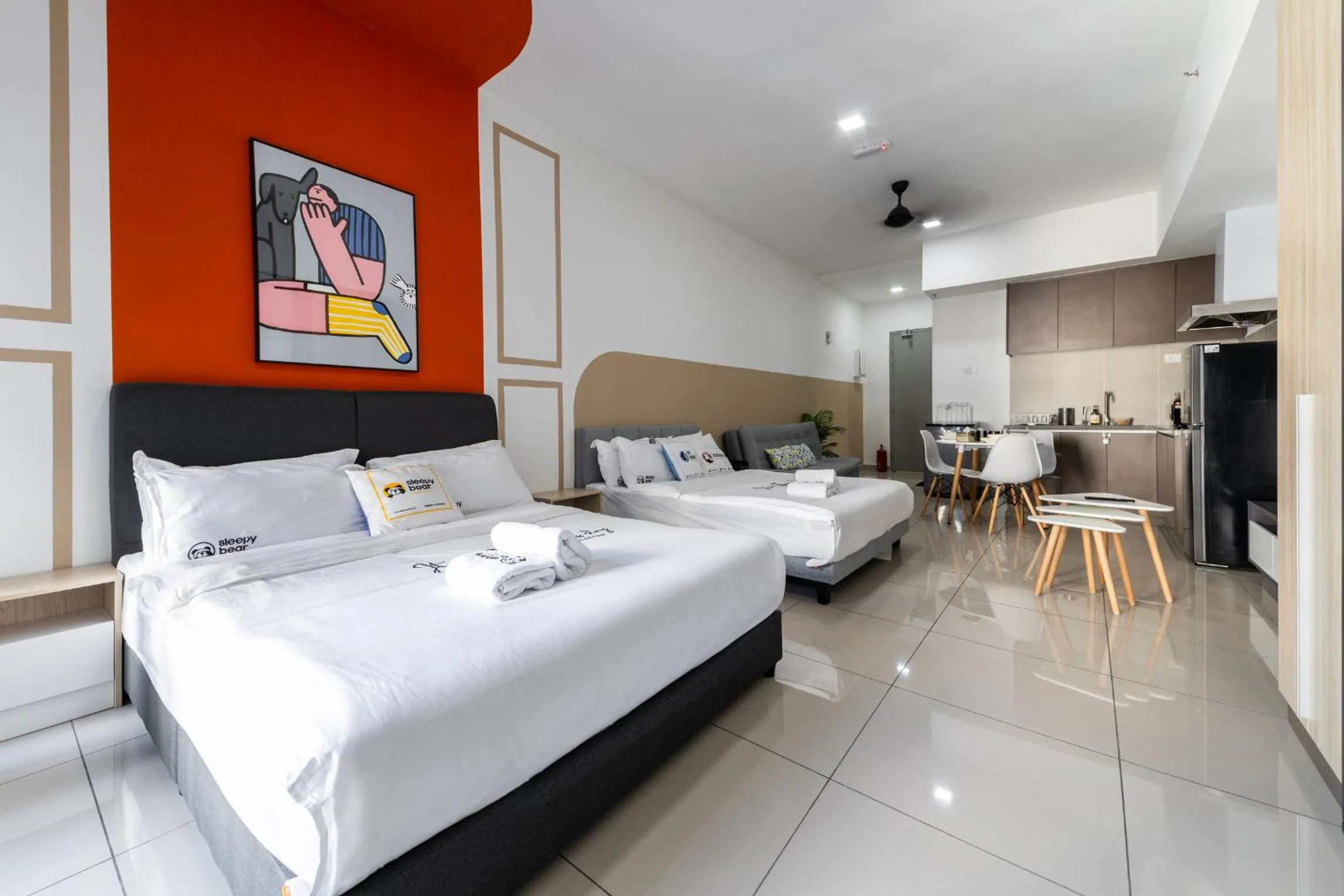 Bed in Alinea Suites Shah Alam by Sleepy Bear