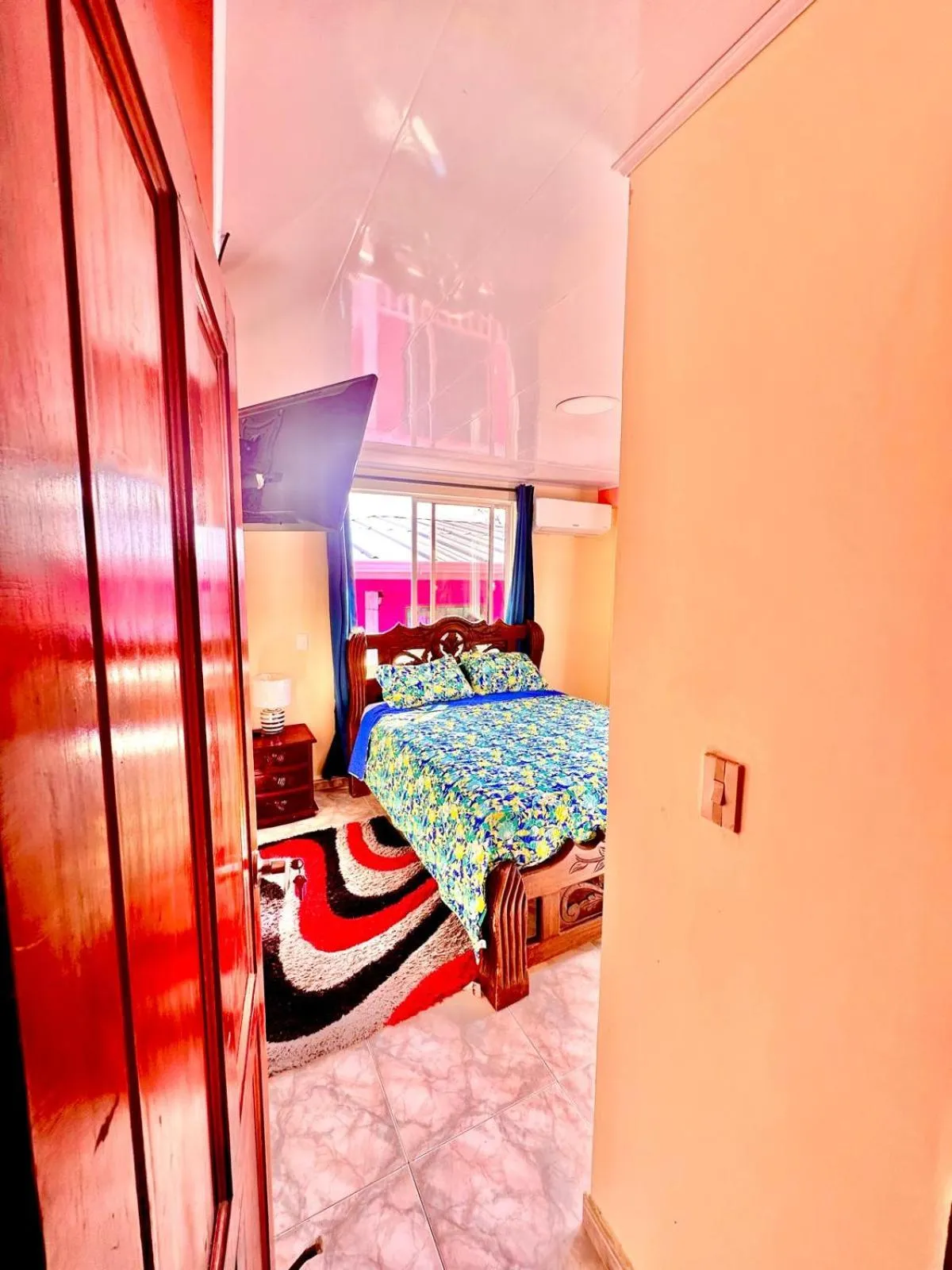 Bed in Posada Seven Colours Ocean