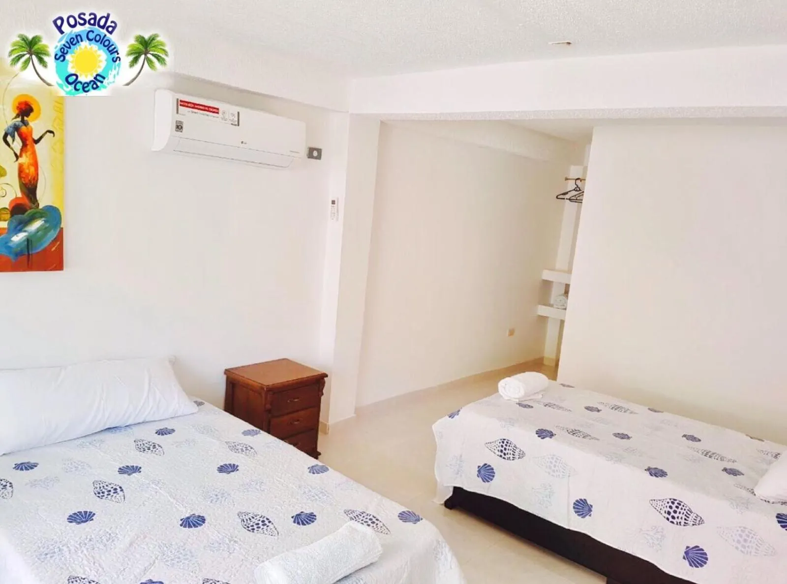 Photo of the whole room, Bed in Posada Seven Colours Ocean