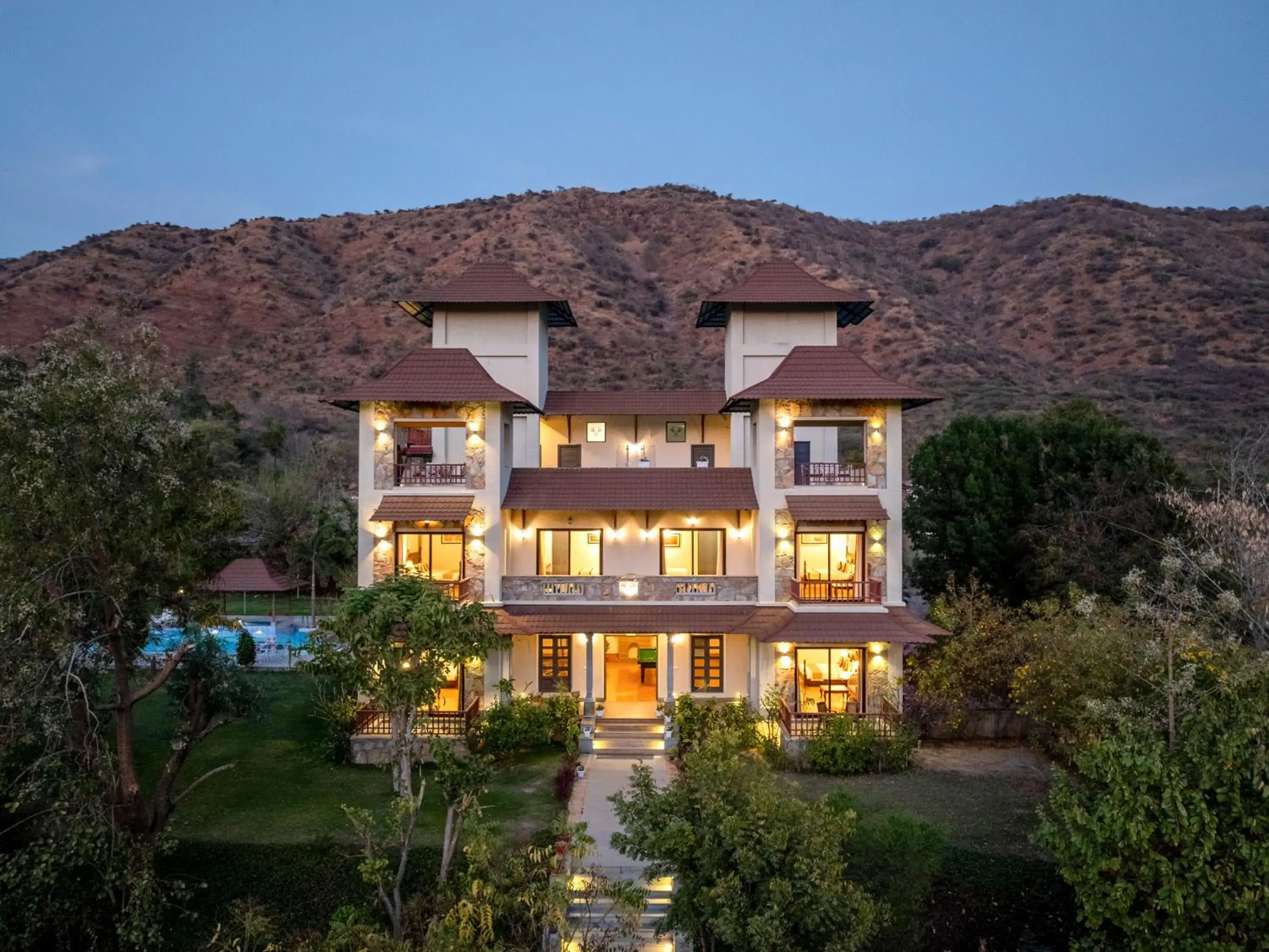 Property building in The Hunting Lodge - Luxury Resort in Udaipur Property building in The Hunting Lodge - Luxury Resort in Udaipur