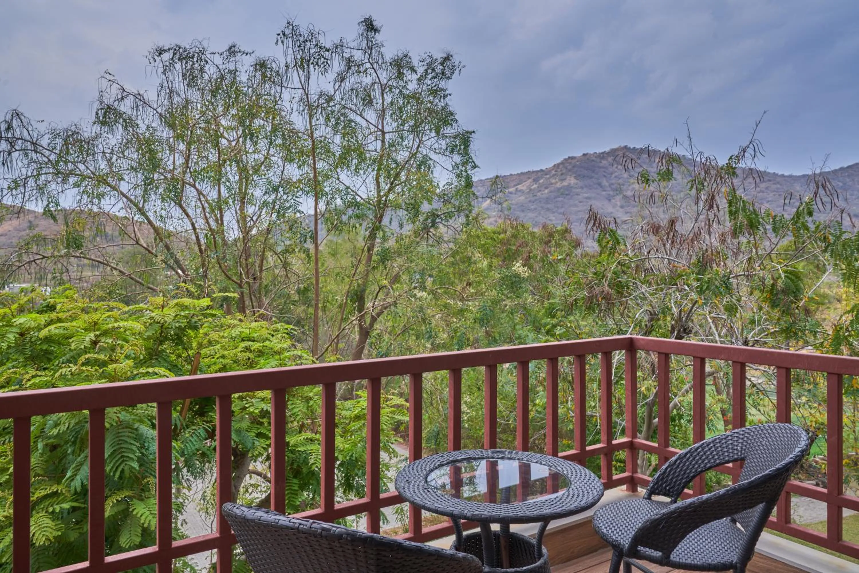 Patio in The Hunting Lodge - Luxury Resort in Udaipur