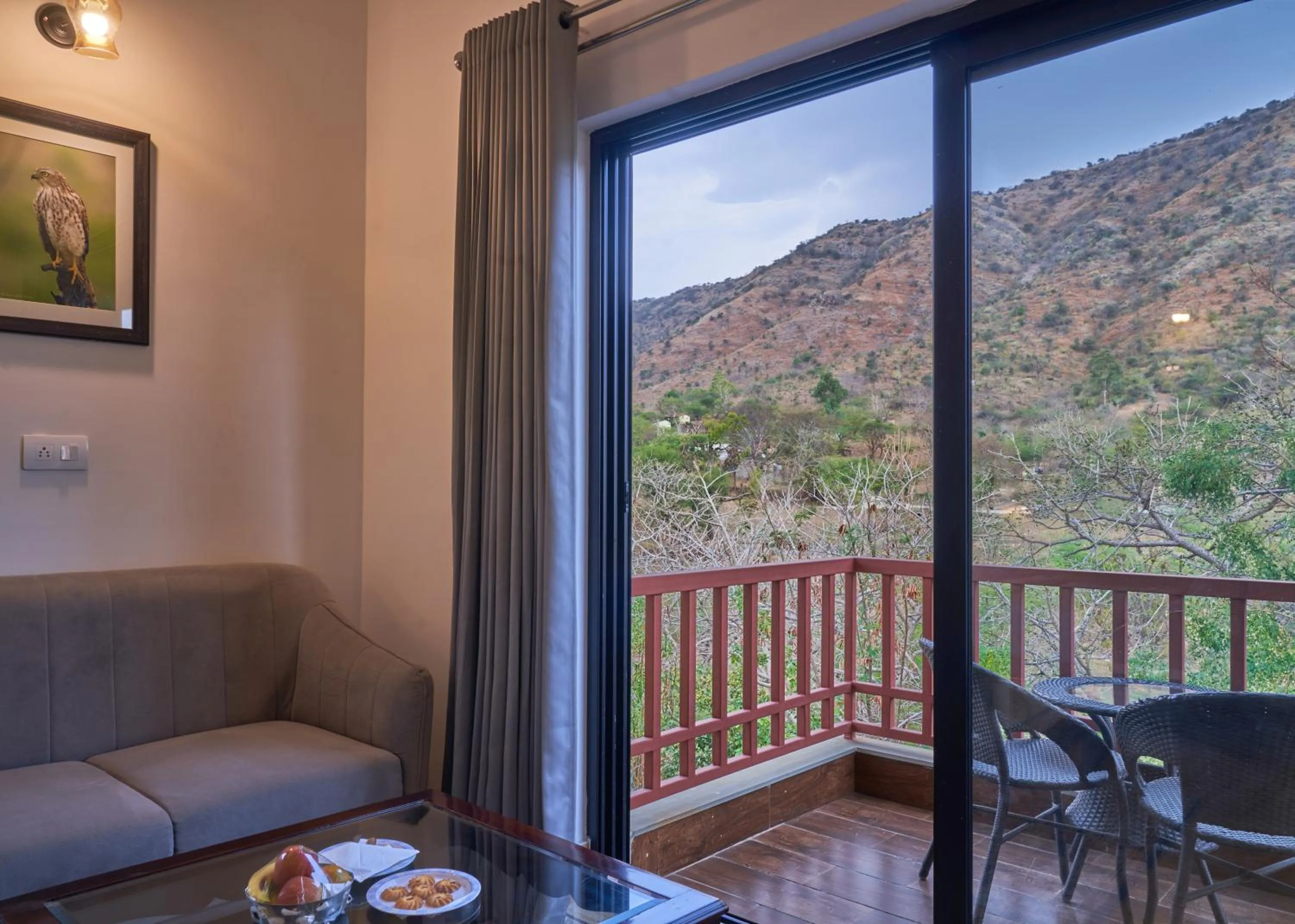 Patio in The Hunting Lodge - Luxury Resort in Udaipur