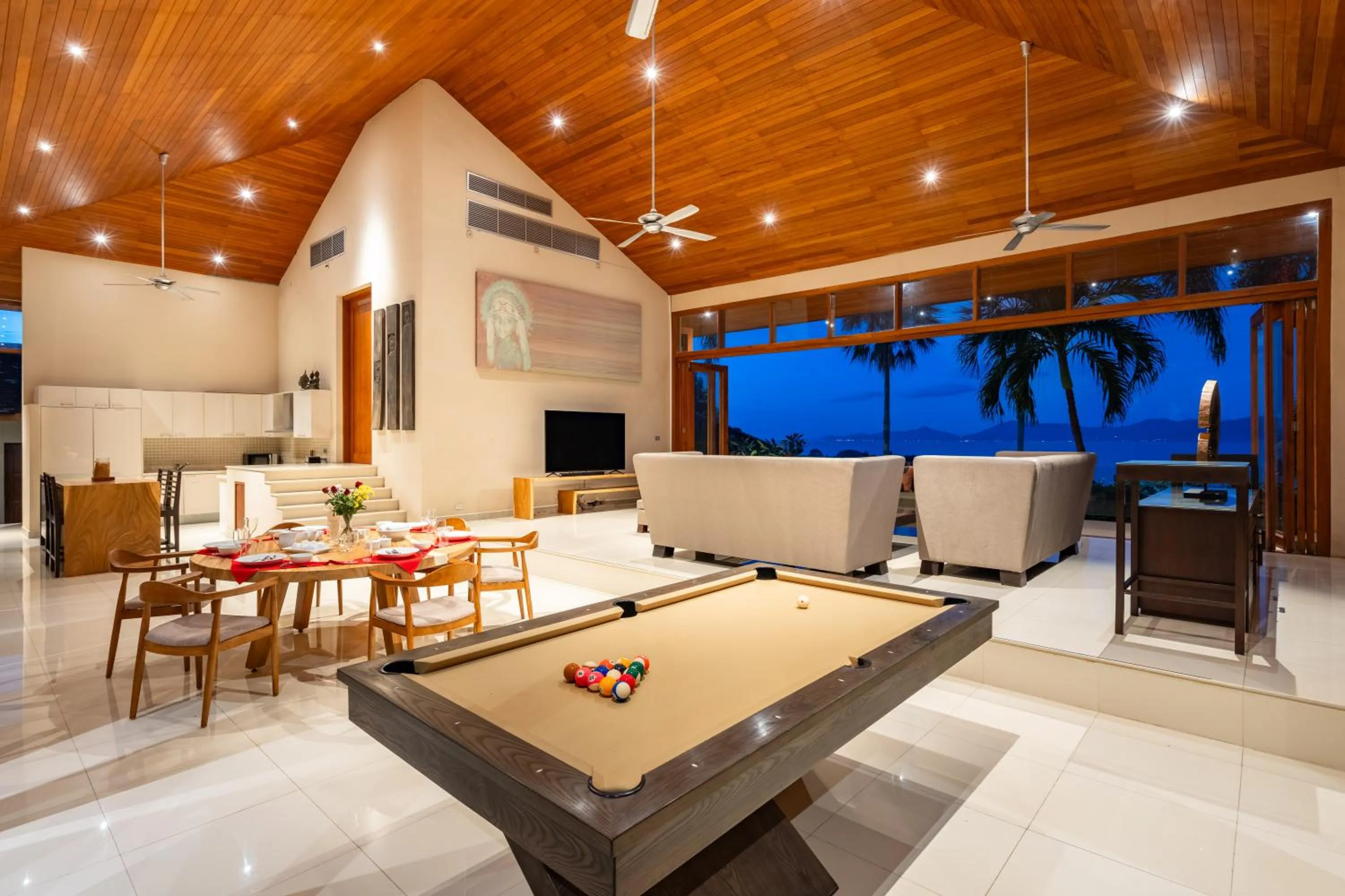 Living room in Ban Reemo Luxury Villa