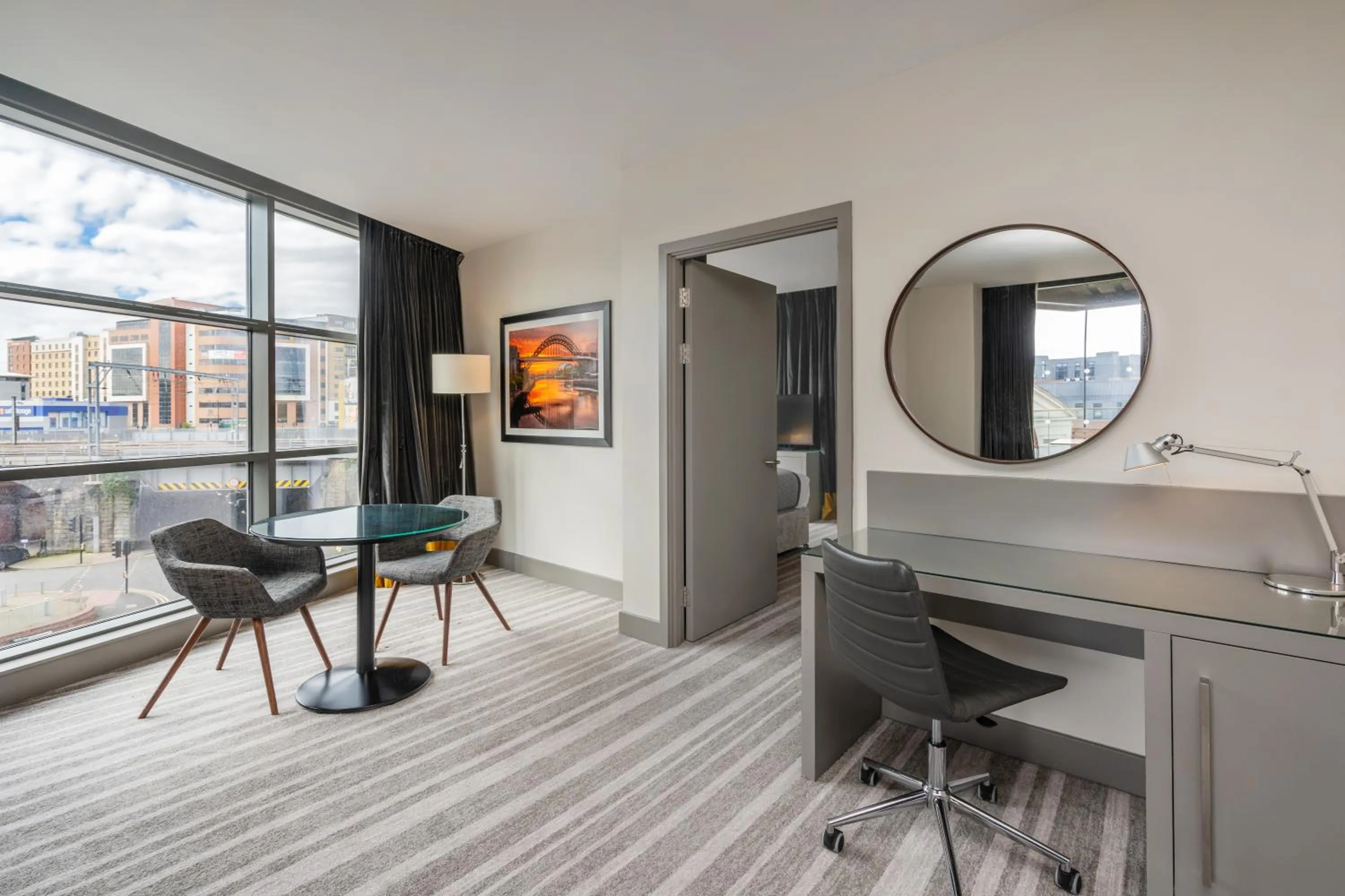 Living room in Crowne Plaza Newcastle - Stephenson Quarter by IHG