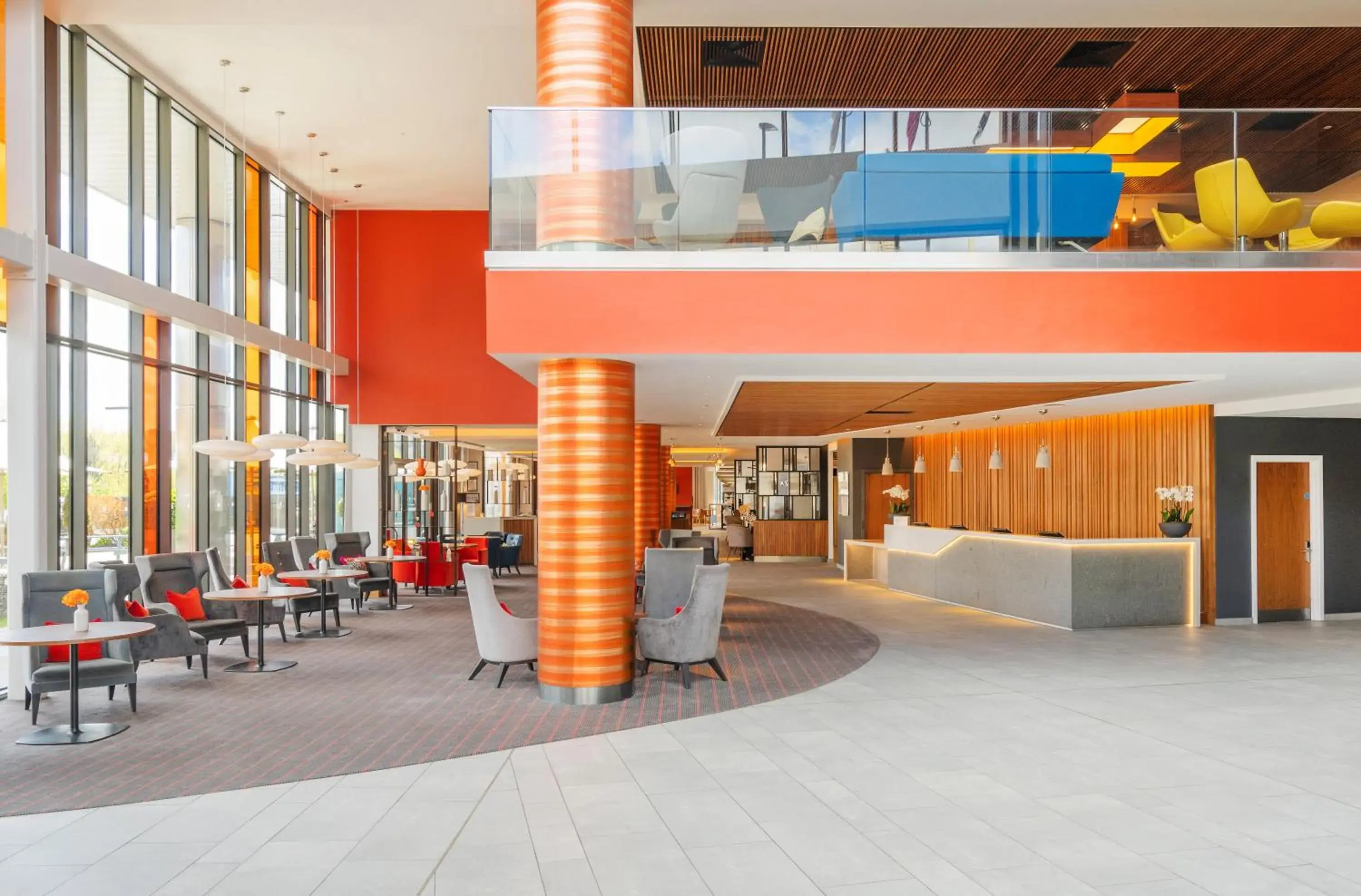 Lobby or reception in Crowne Plaza Newcastle - Stephenson Quarter by IHG Lobby or reception in Crowne Plaza Newcastle - Stephenson Quarter by IHG