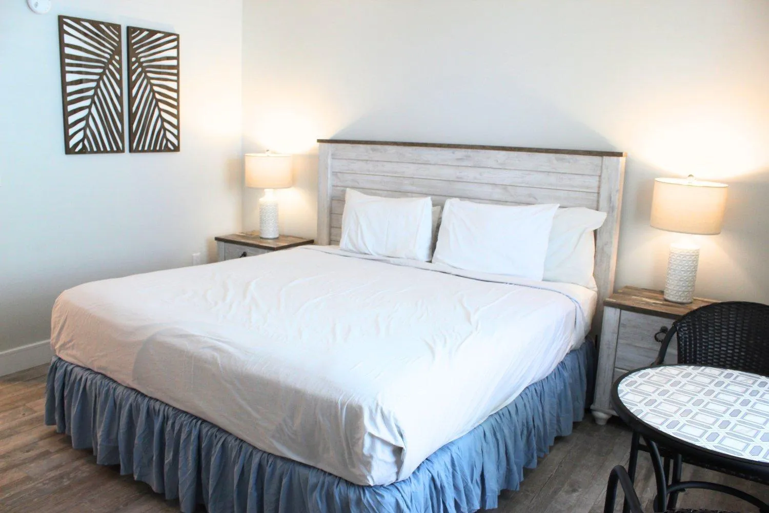 Bed in Aqua Beach Hotel