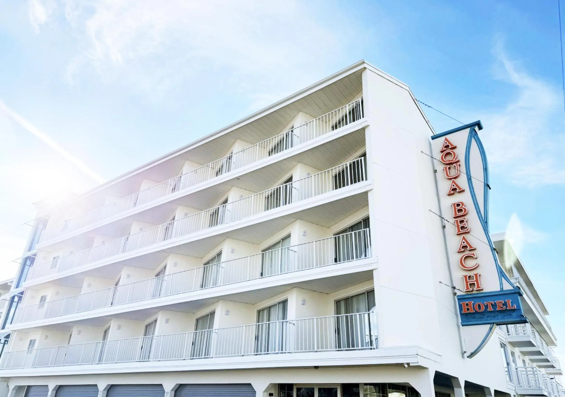 Property building in Aqua Beach Hotel