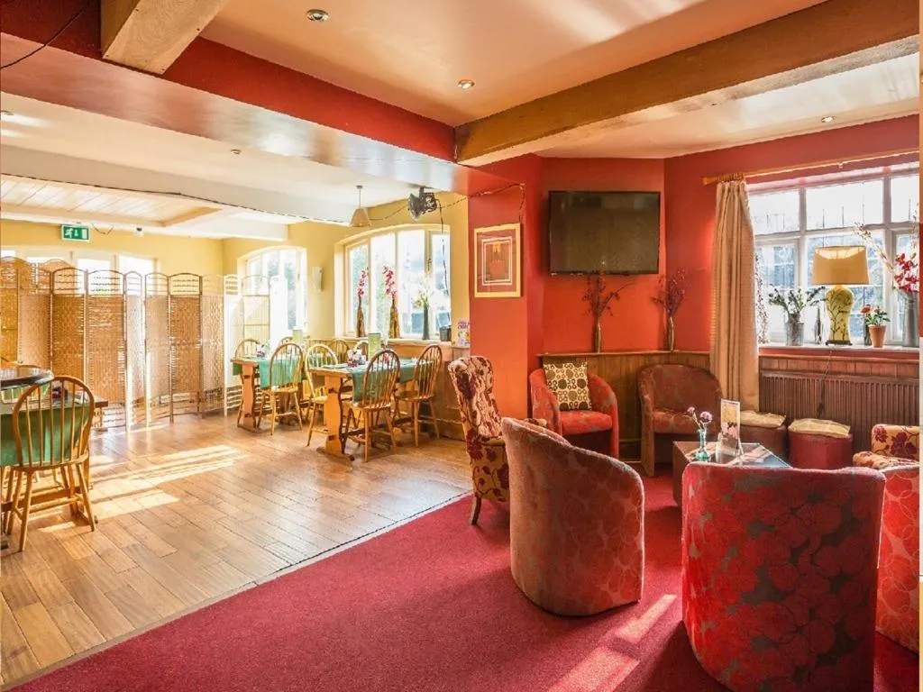 Dining area in The Castle Hotel