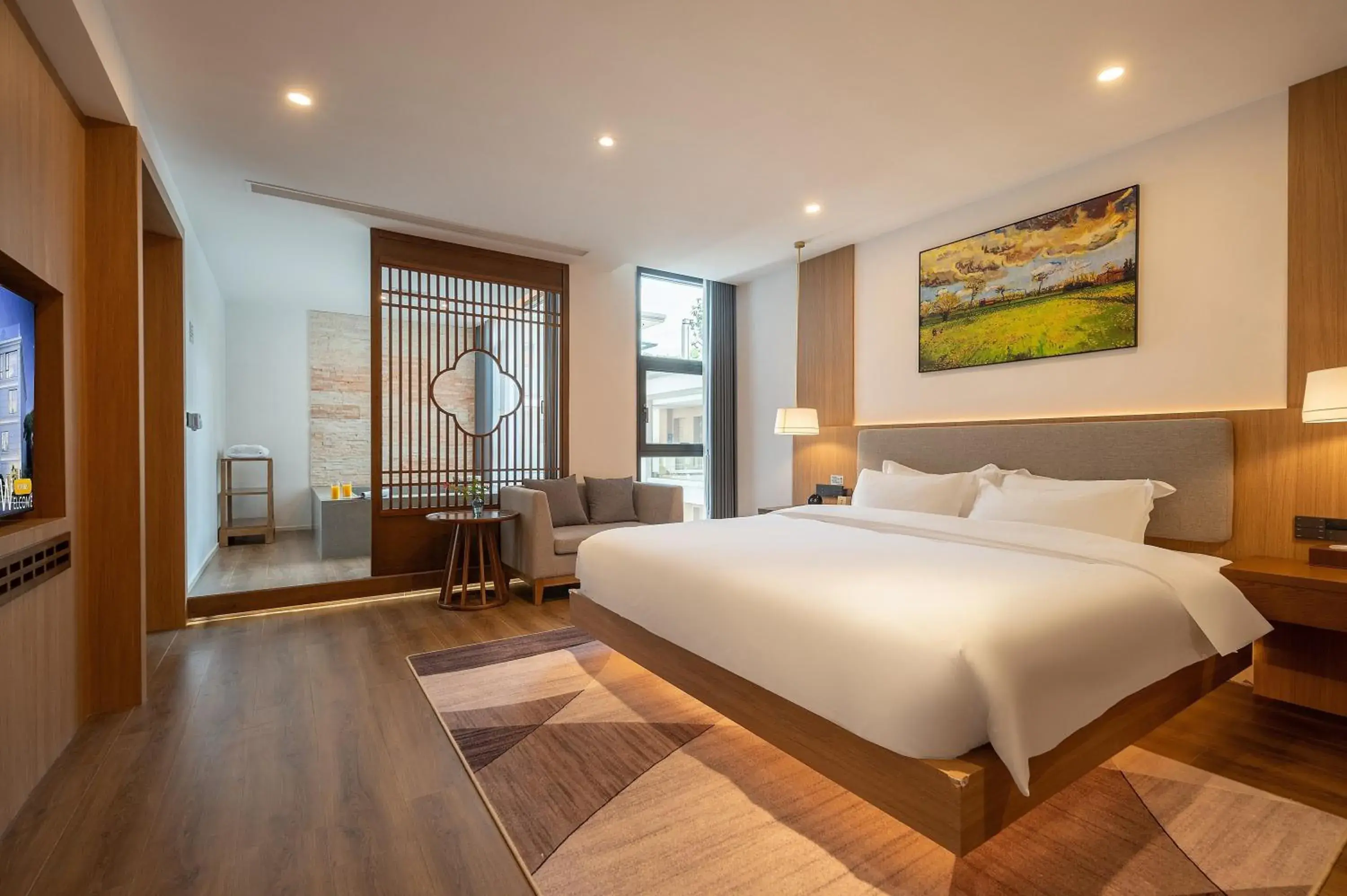 King Room with Garden View in Z HOTEL- Qingchengshan King Room with Garden View in Z HOTEL- Qingchengshan
