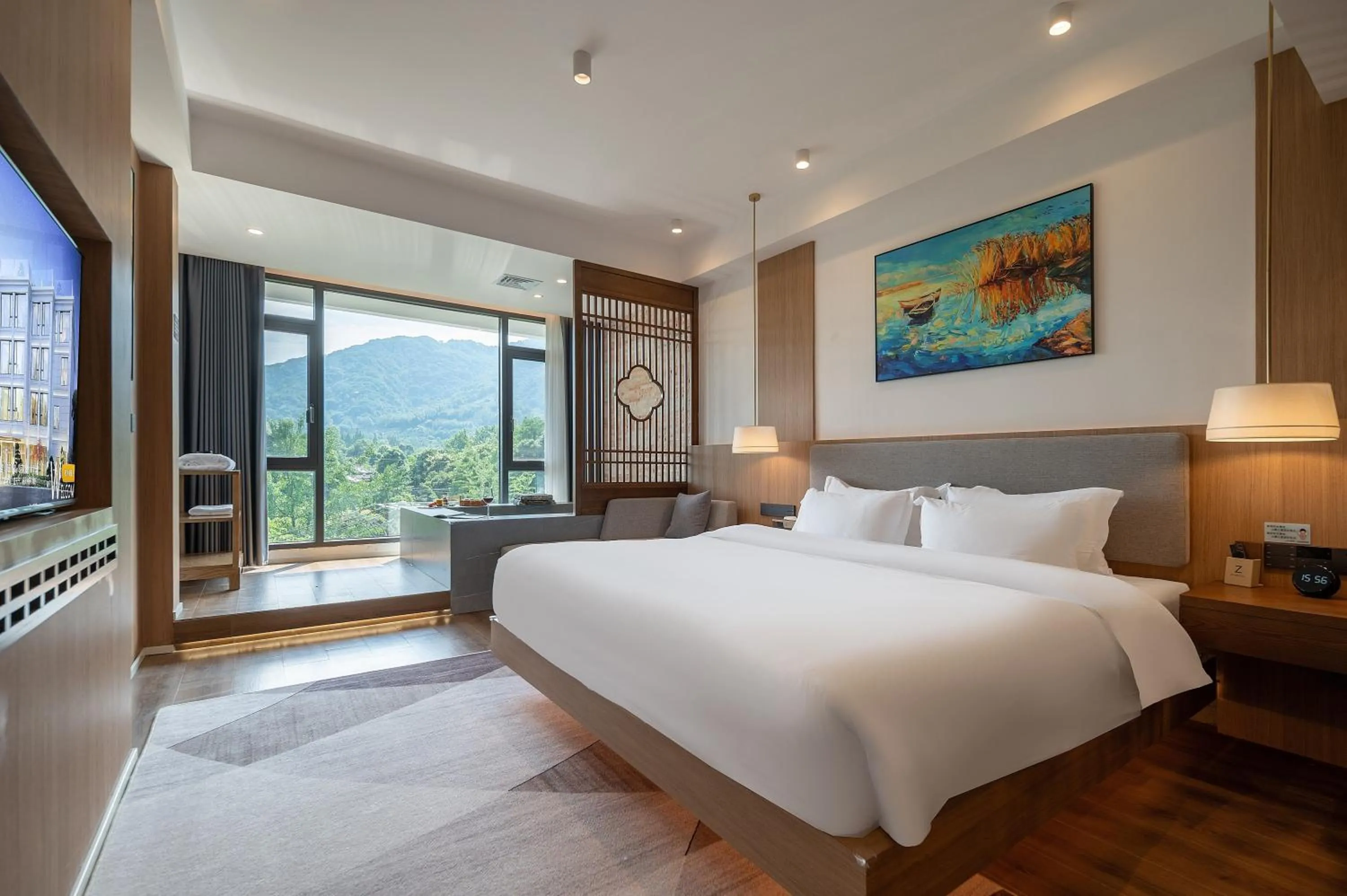 Bed in Z HOTEL- Qingchengshan