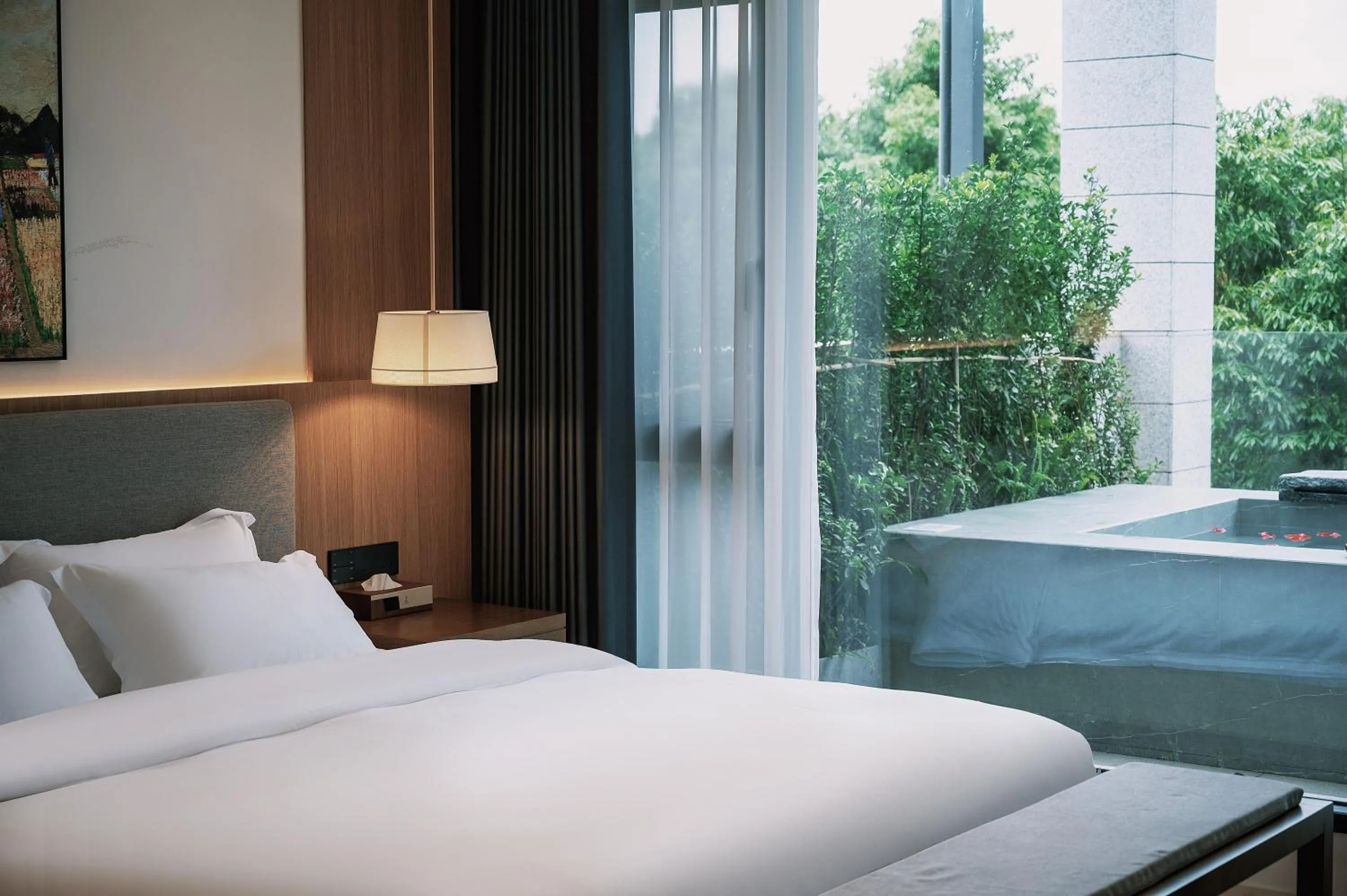 Bed in Z HOTEL- Qingchengshan