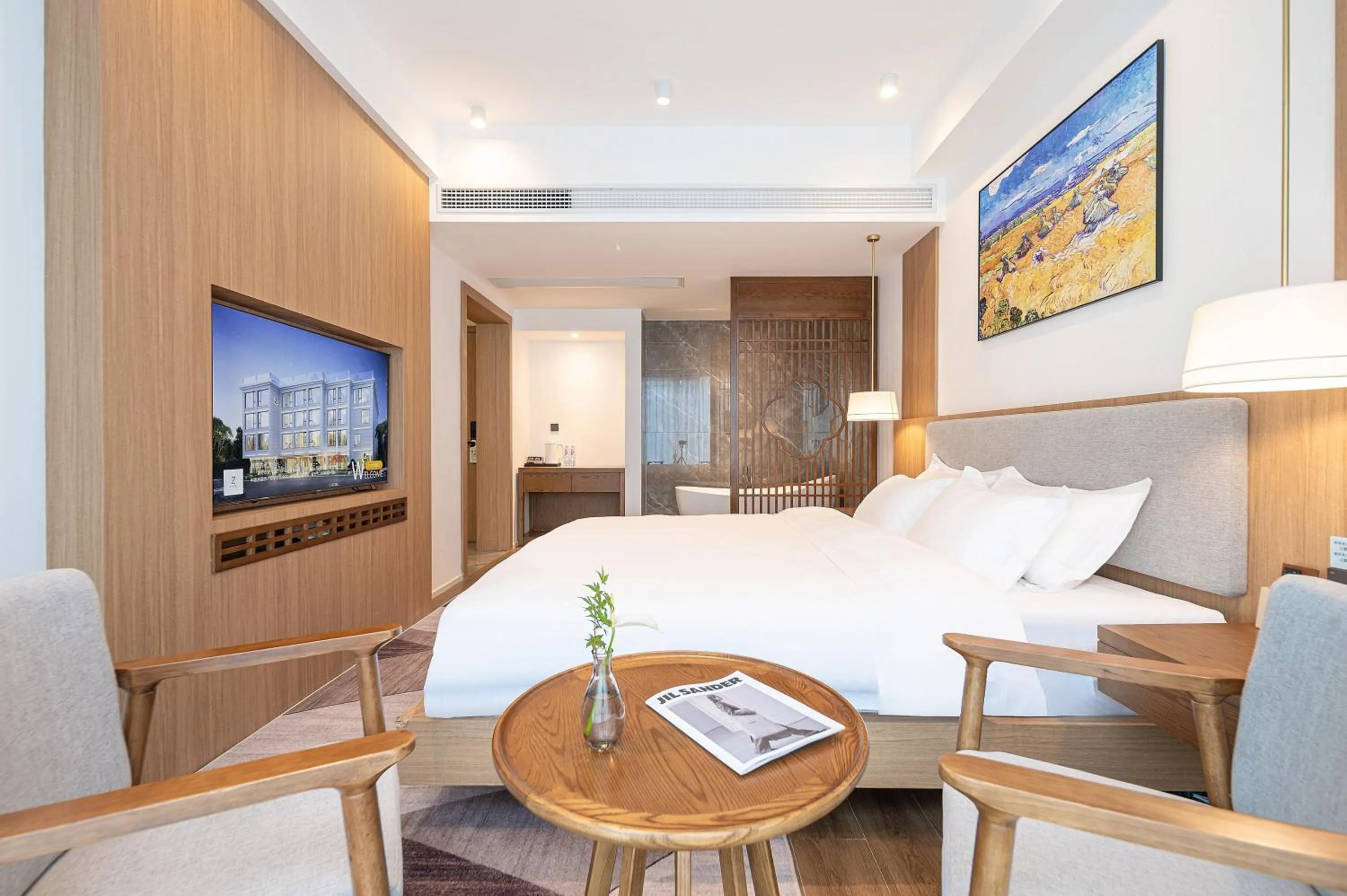 Photo of the whole room, Bed in Z HOTEL- Qingchengshan