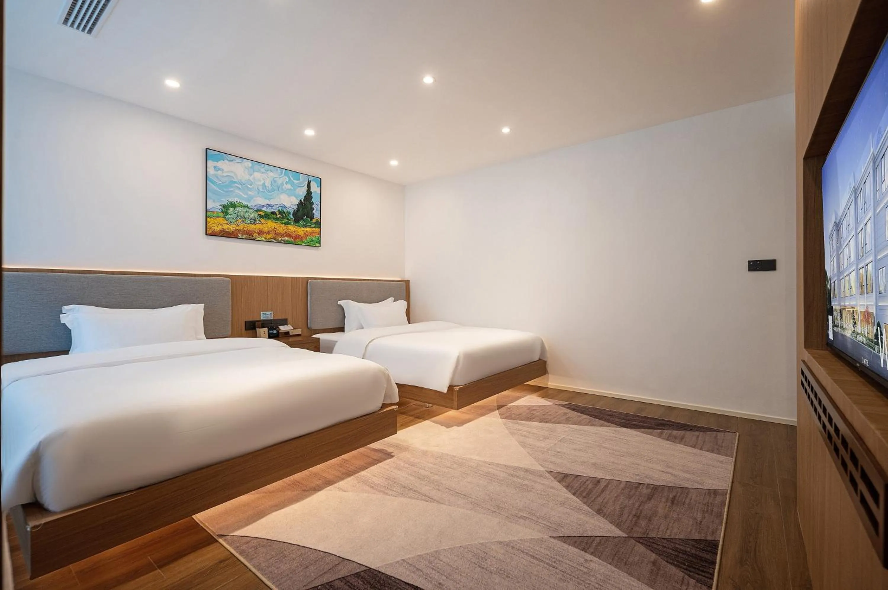 Bed in Z HOTEL- Qingchengshan